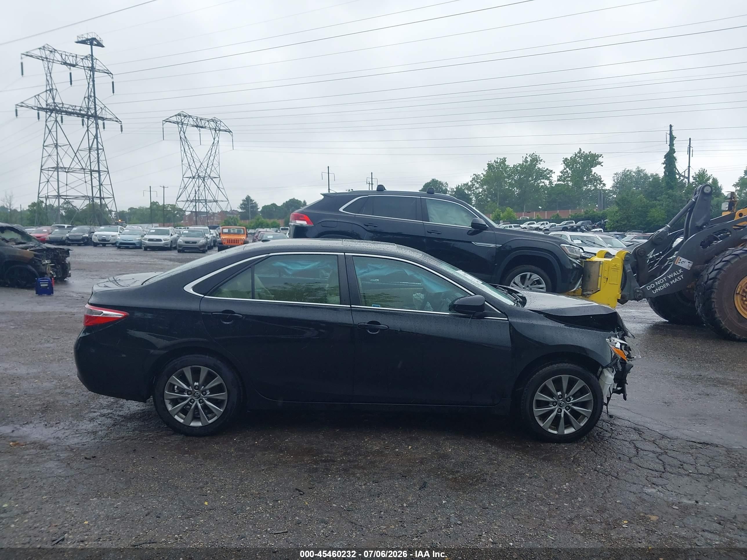 2015 Toyota Camry Le/xle/se/xse Черный vin: 4T1BF1FK8FU966616