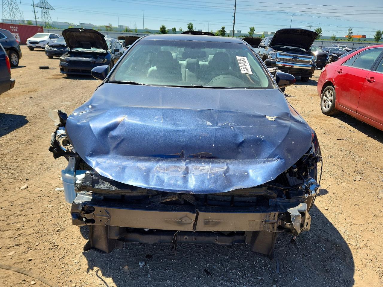2015 Toyota Camry Xle Blue vin: 4T1BF1FK8FU968155