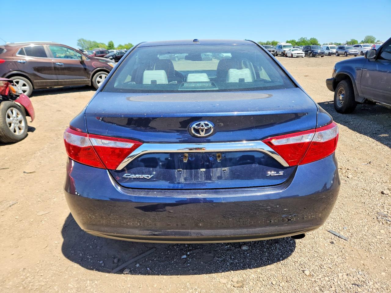 2015 Toyota Camry Xle Blue vin: 4T1BF1FK8FU968155