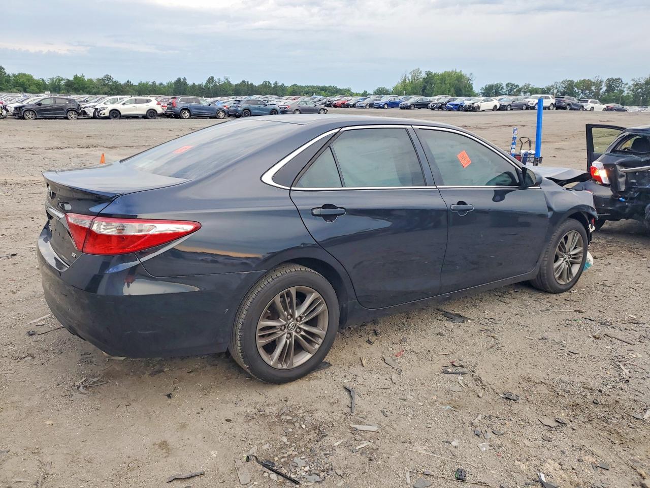 2015 Toyota Camry Se Black vin: 4T1BF1FK8FU970004