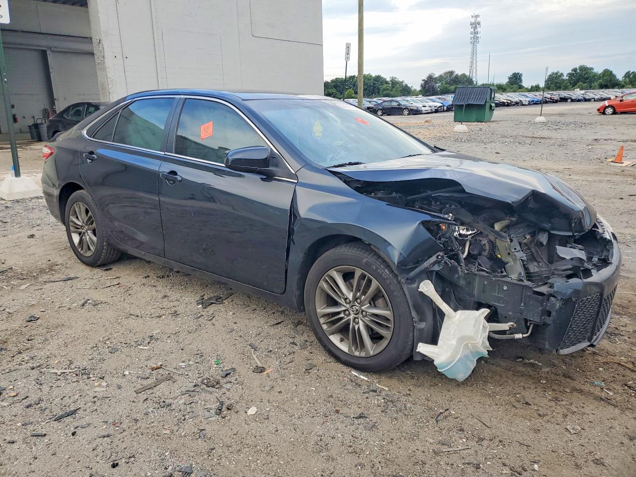 2015 Toyota Camry Se Black vin: 4T1BF1FK8FU970004