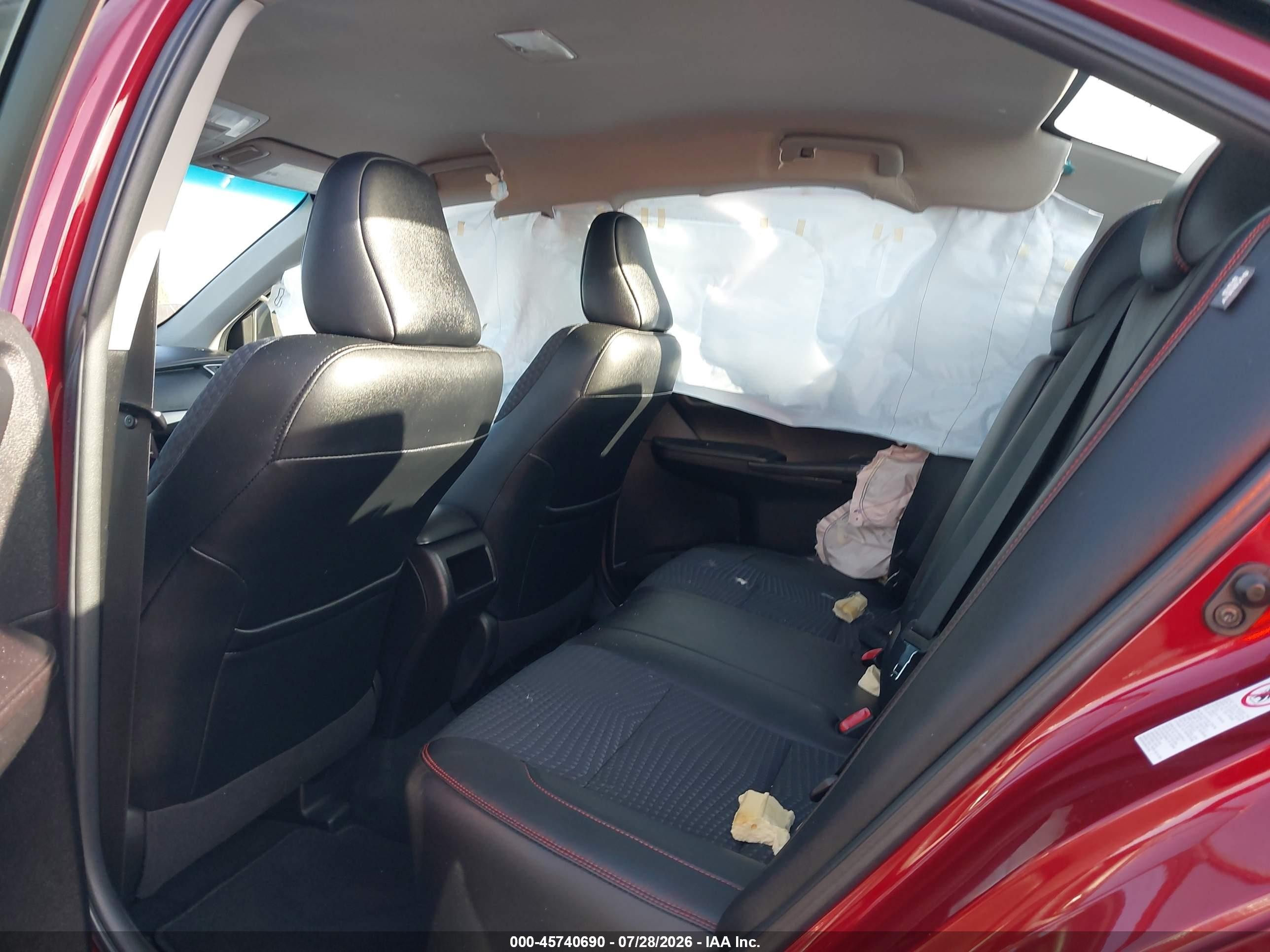 2015 Toyota Camry Se Red vin: 4T1BF1FK8FU985750