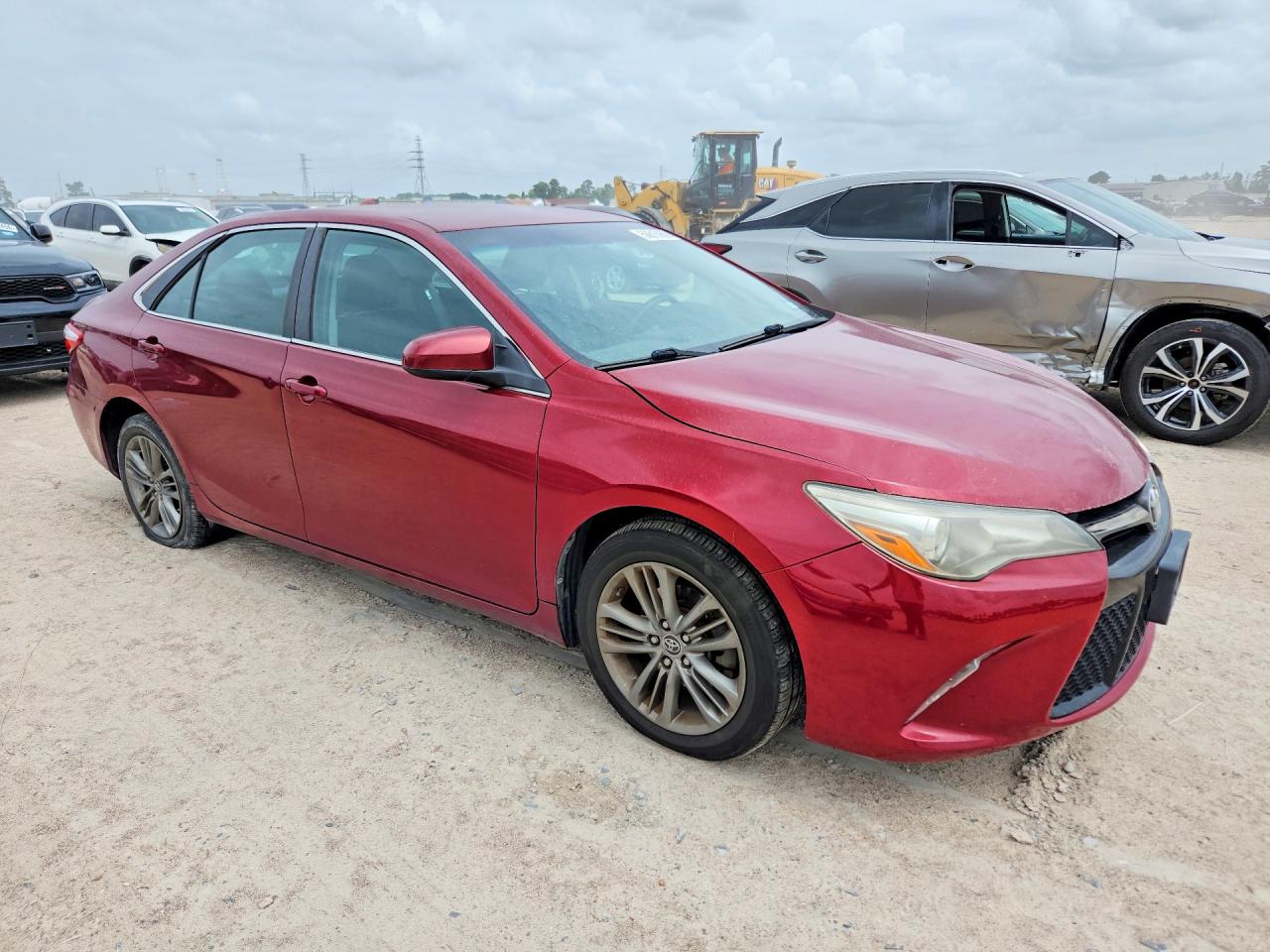 2015 Toyota Camry Se Red vin: 4T1BF1FK8FU987675