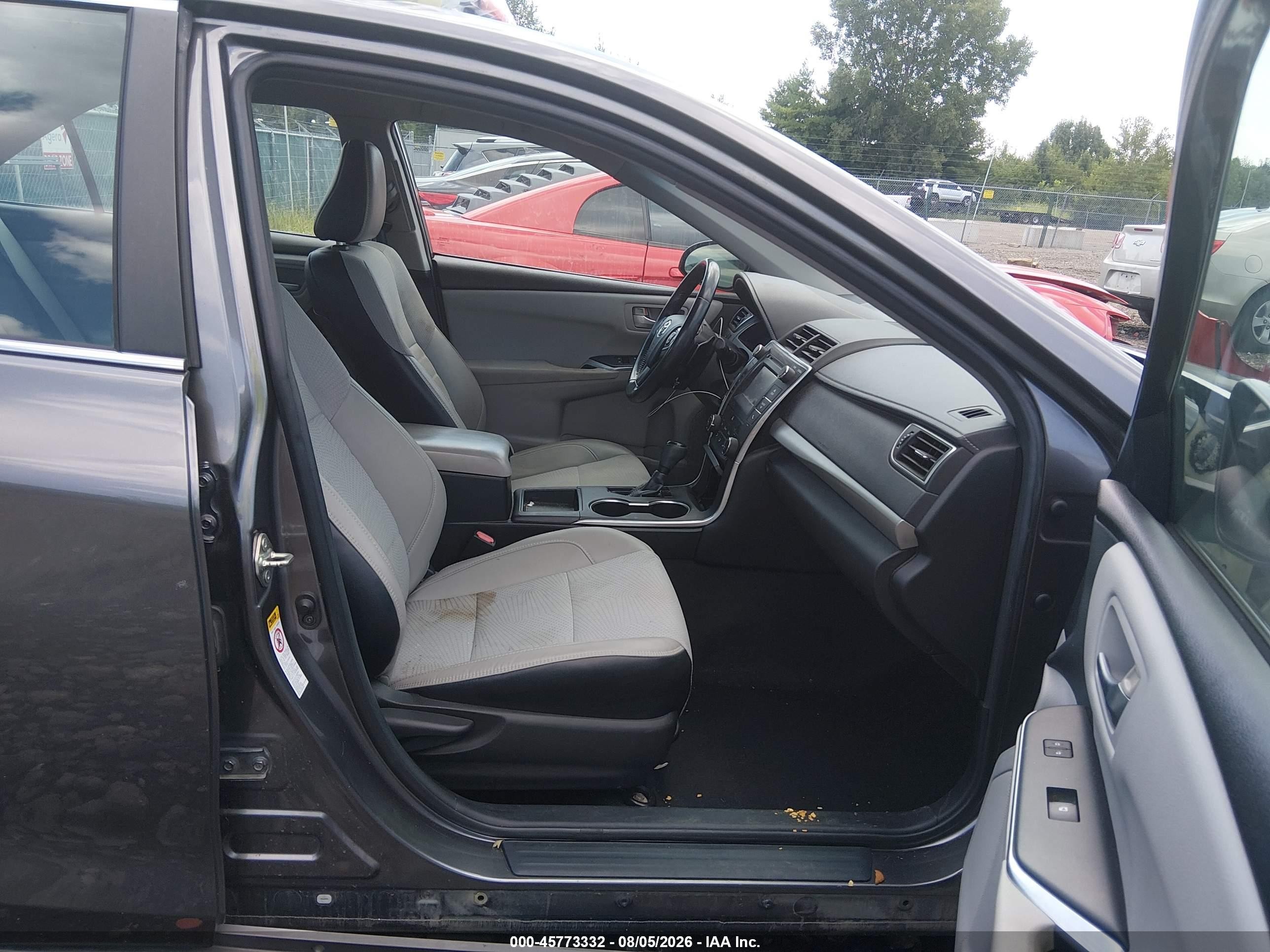 2016 Toyota Camry Se Серый vin: 4T1BF1FK8GU210513