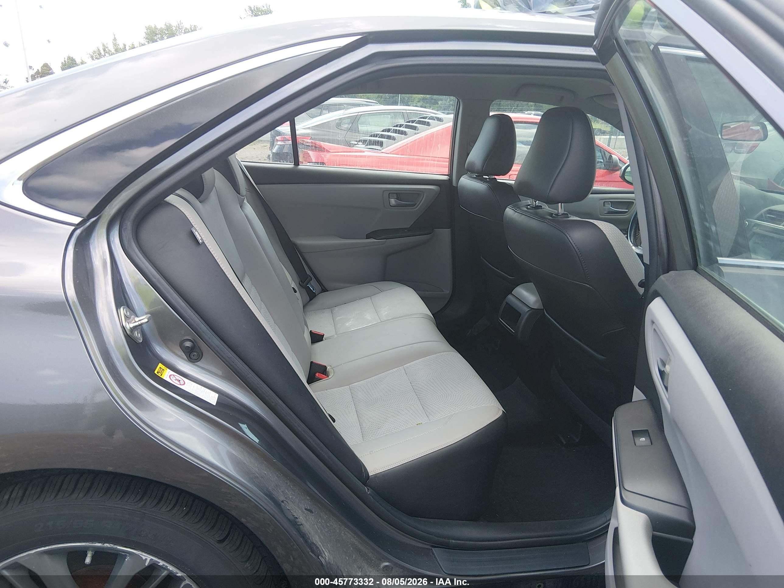 2016 Toyota Camry Se Серый vin: 4T1BF1FK8GU210513