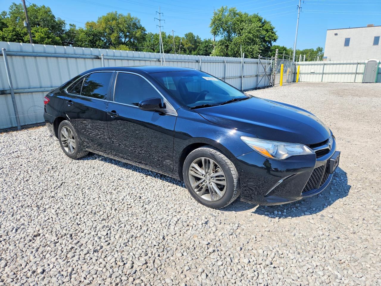 2016 Toyota Camry Se Black vin: 4T1BF1FK8GU546906