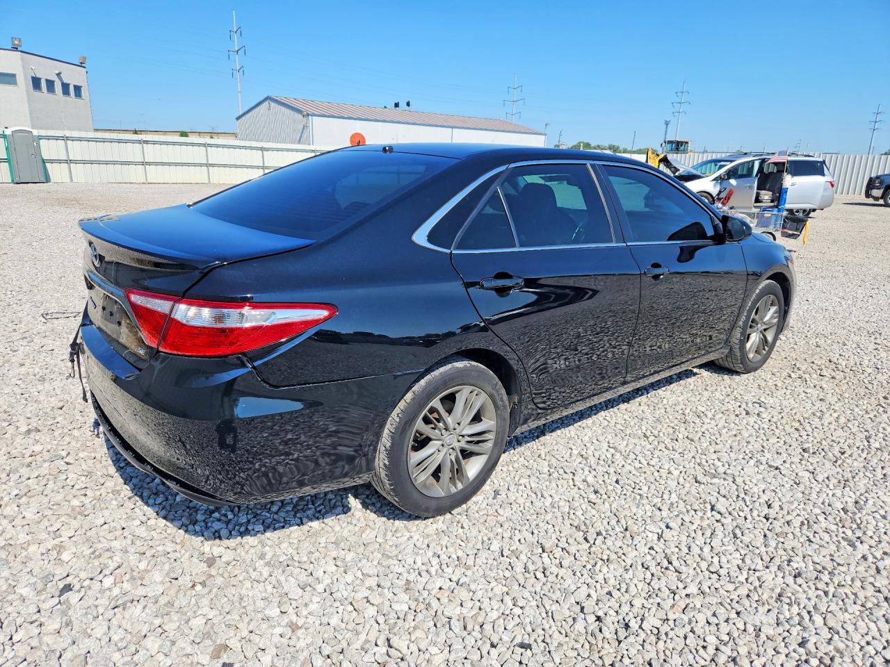 2016 Toyota Camry Se Black vin: 4T1BF1FK8GU546906