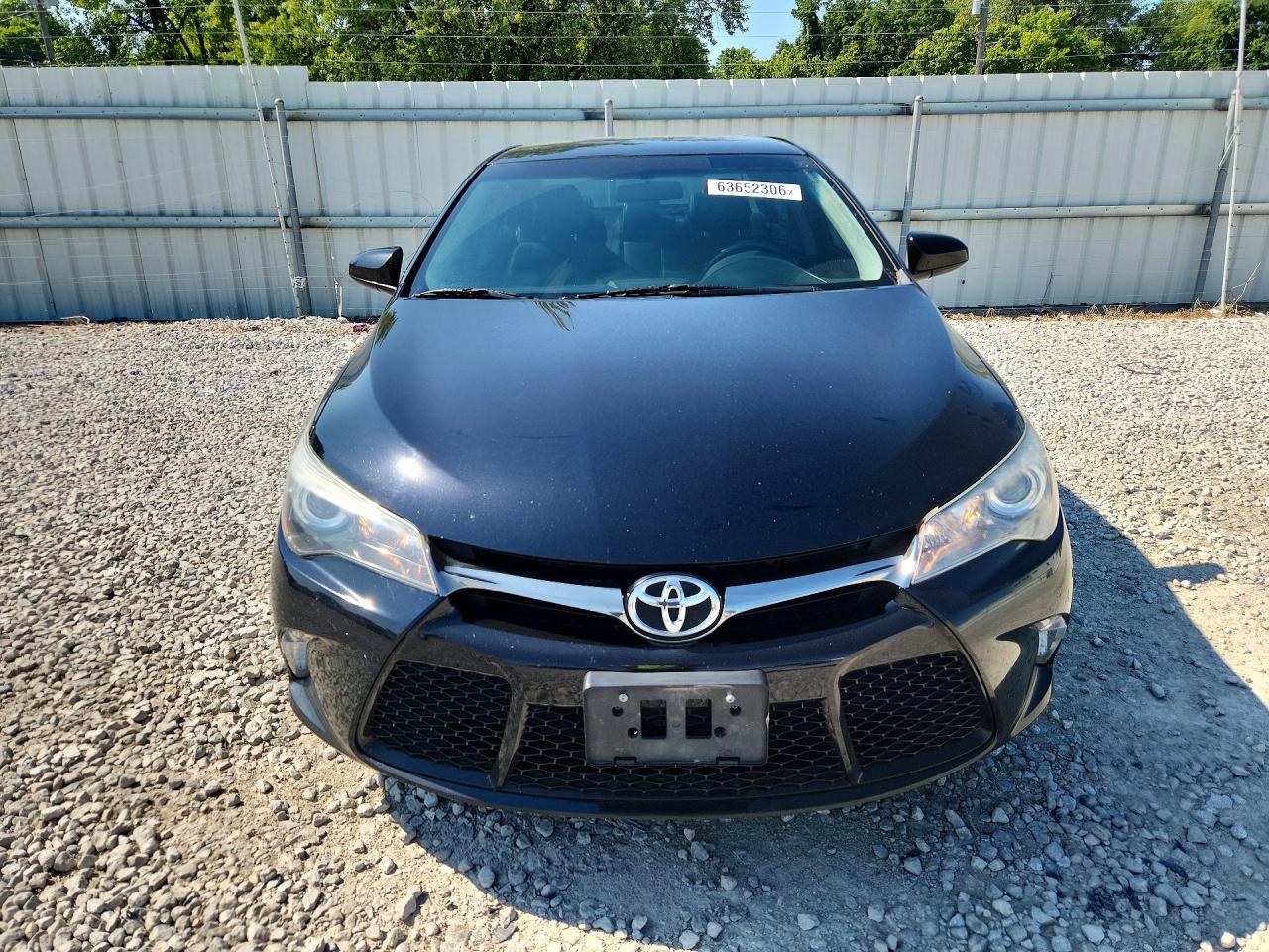 2016 Toyota Camry Se Black vin: 4T1BF1FK8GU546906