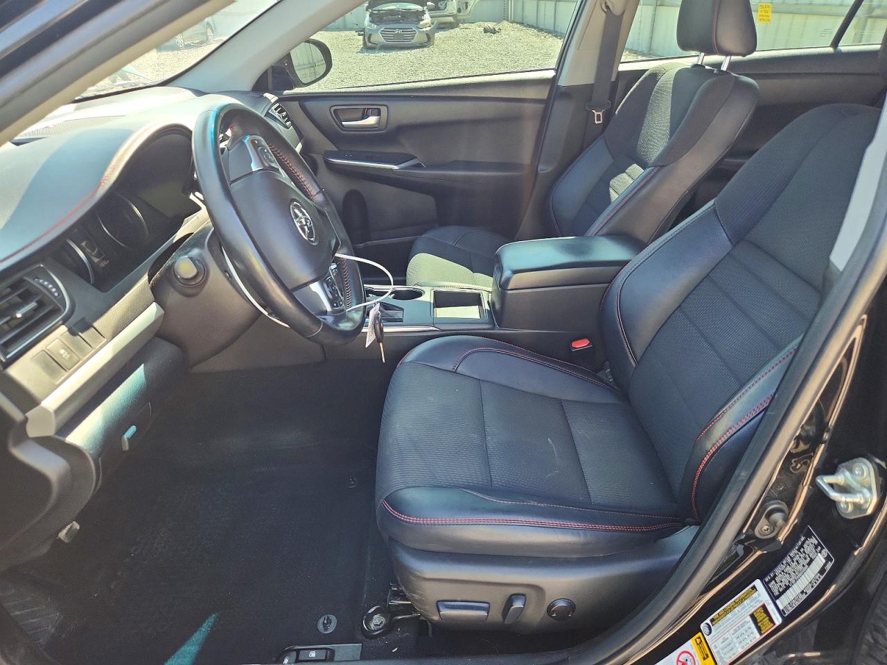 2016 Toyota Camry Se Black vin: 4T1BF1FK8GU546906