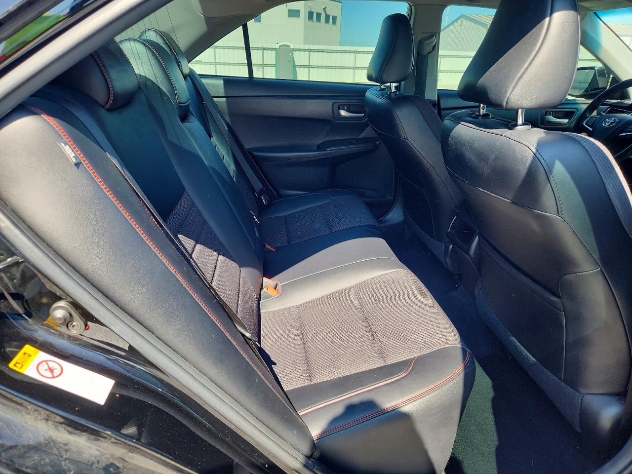 2016 Toyota Camry Se Black vin: 4T1BF1FK8GU546906