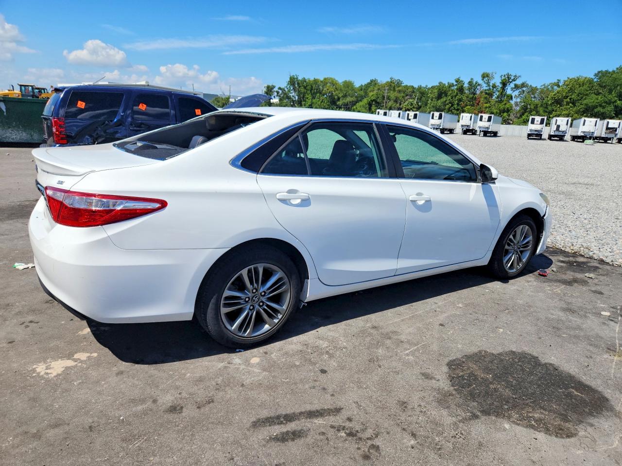 2016 Toyota Camry Se White vin: 4T1BF1FK8GU587391