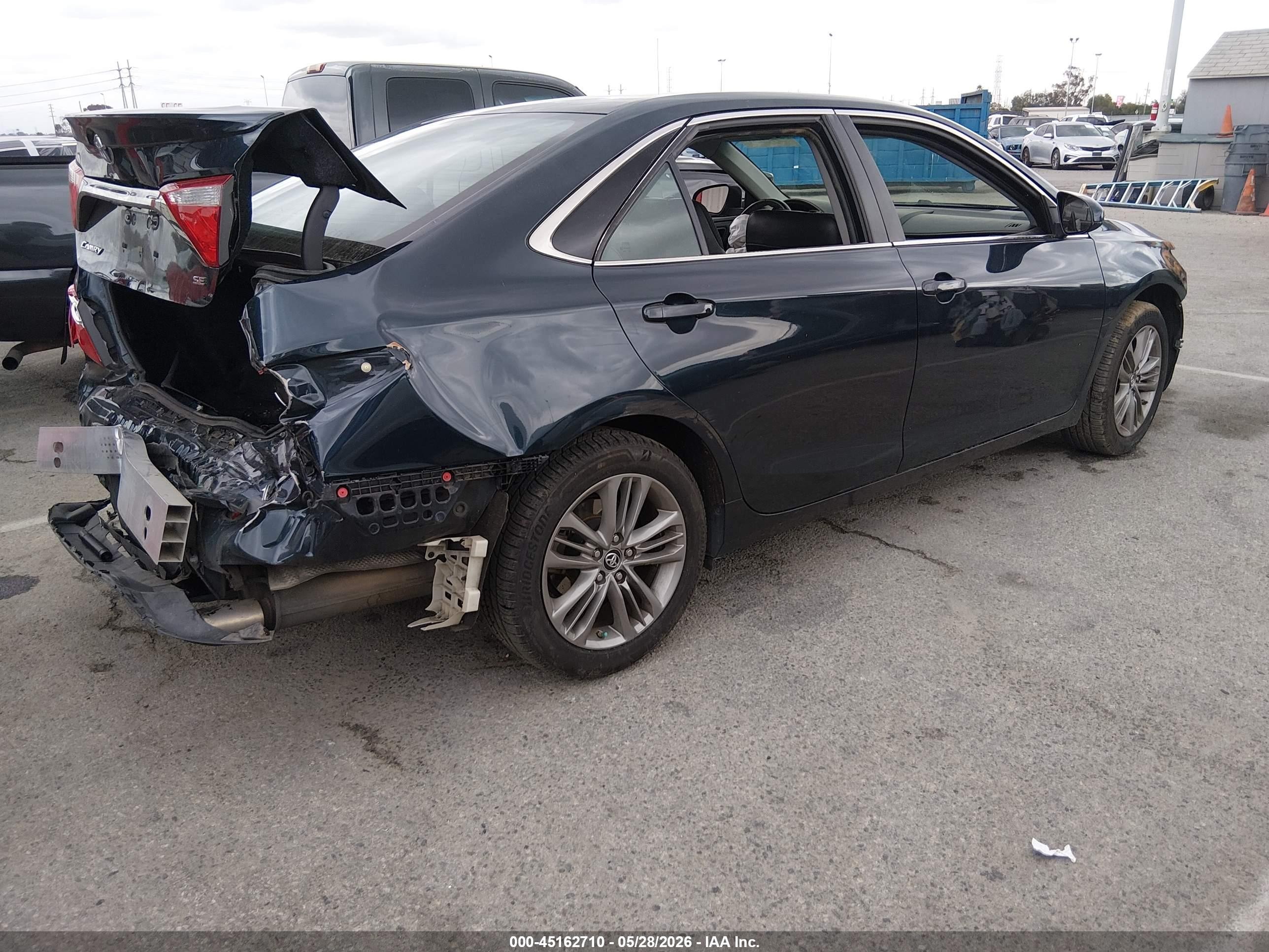 2017 Toyota Camry Se Серый vin: 4T1BF1FK8HU320771