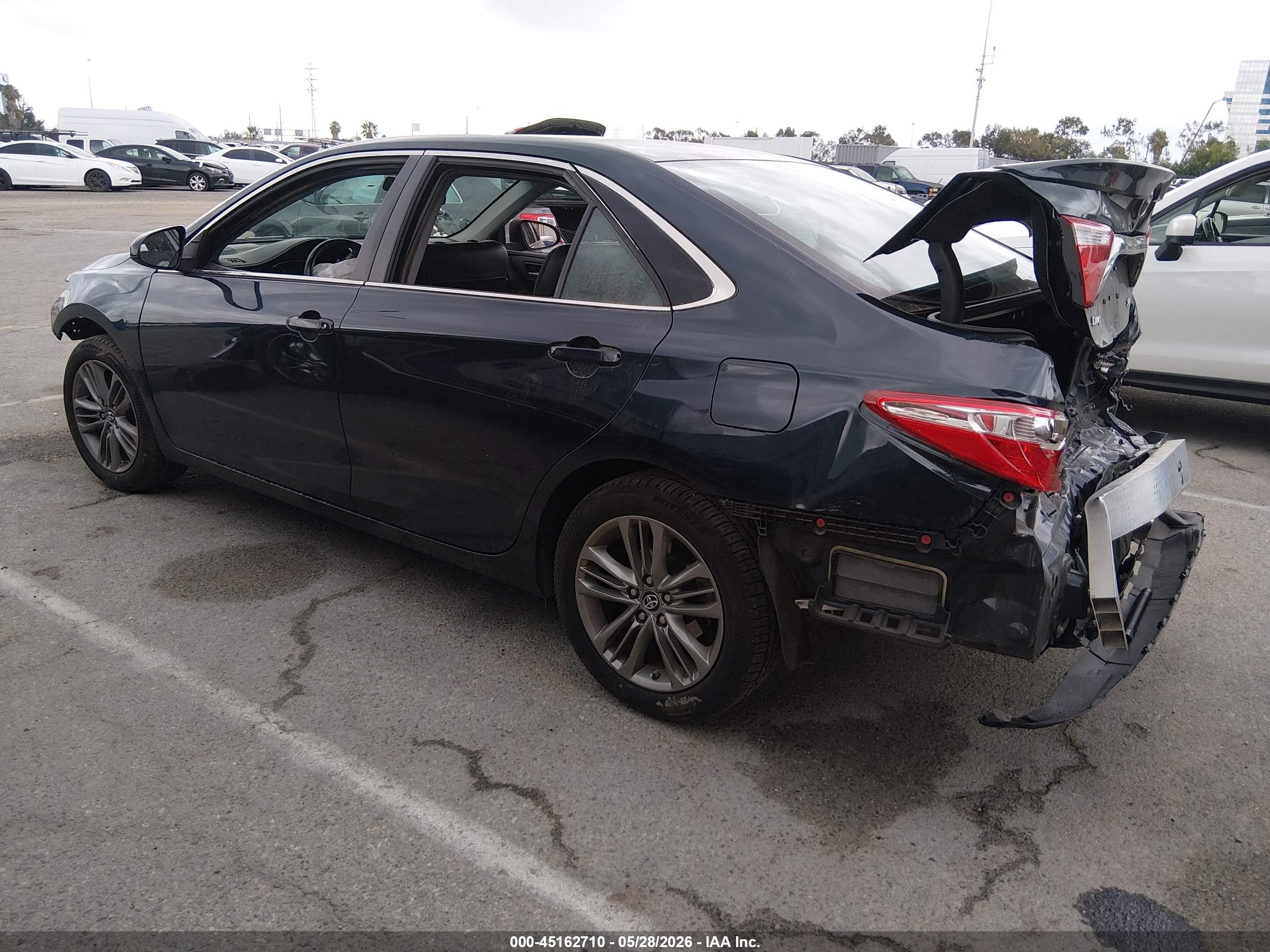 2017 Toyota Camry Se Серый vin: 4T1BF1FK8HU320771