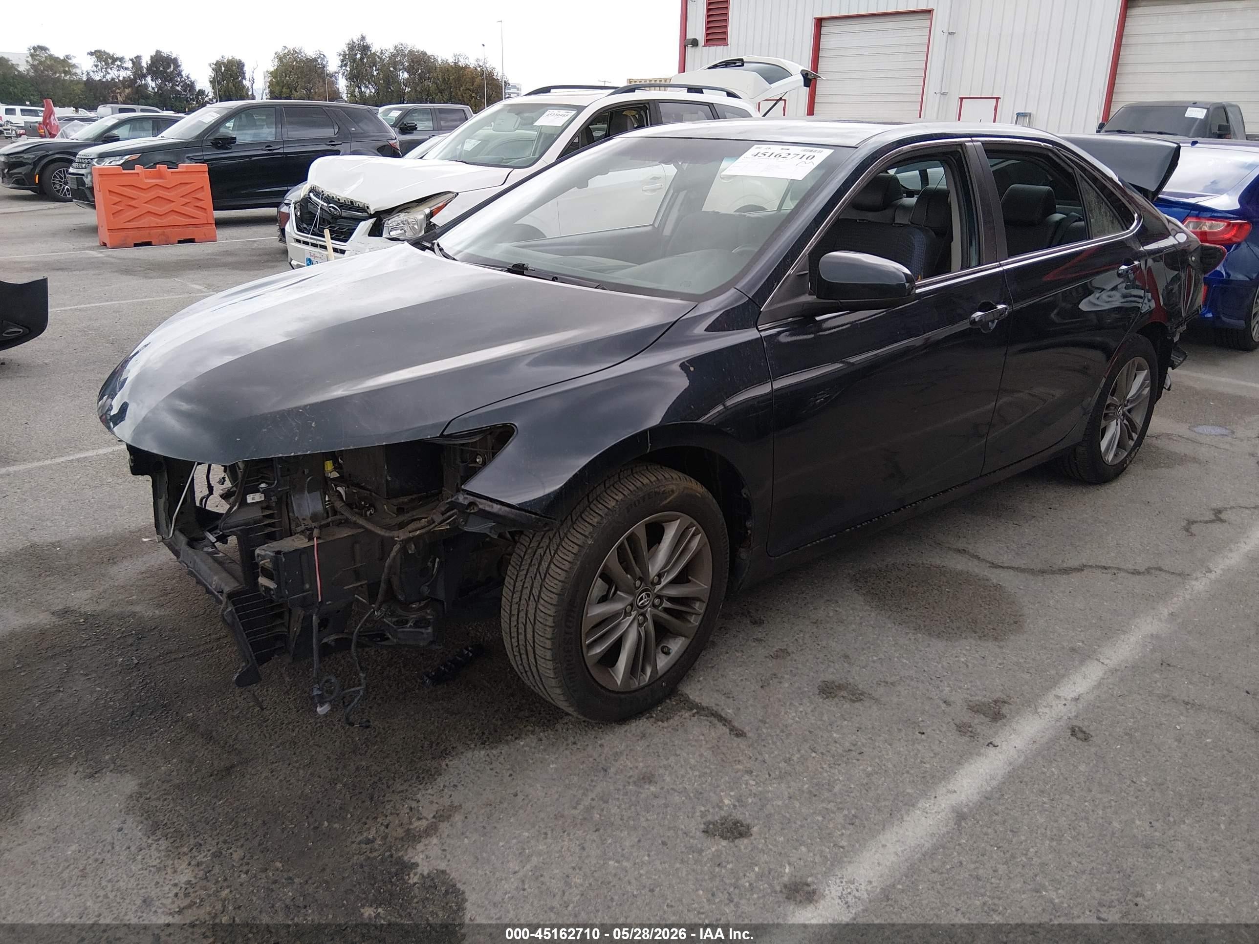 2017 Toyota Camry Se Серый vin: 4T1BF1FK8HU320771