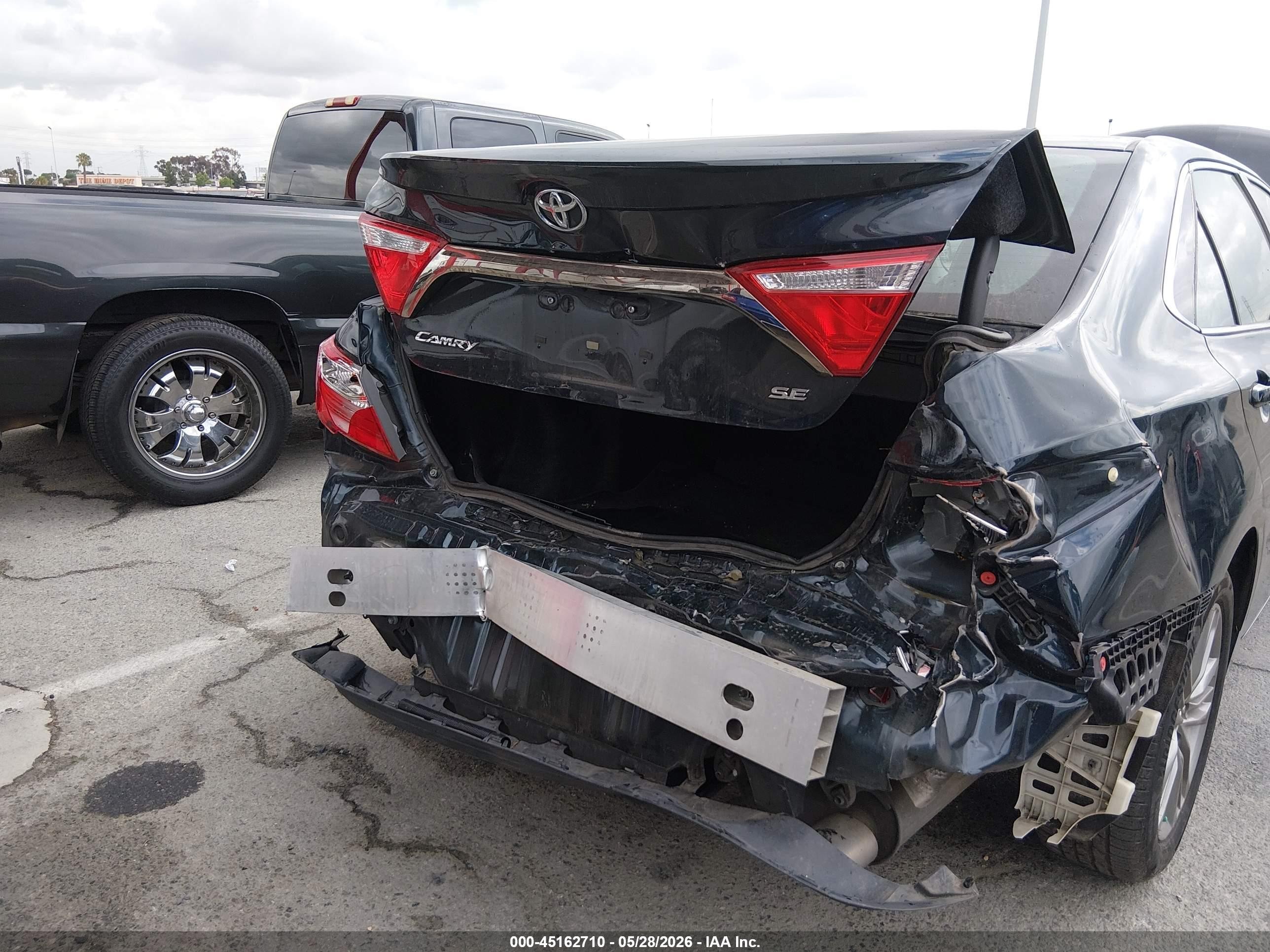 2017 Toyota Camry Se Серый vin: 4T1BF1FK8HU320771