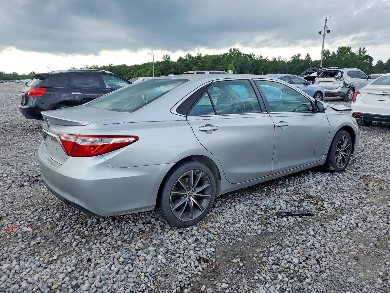 2017 Toyota Camry Xse Silver vin: 4T1BF1FK8HU364057