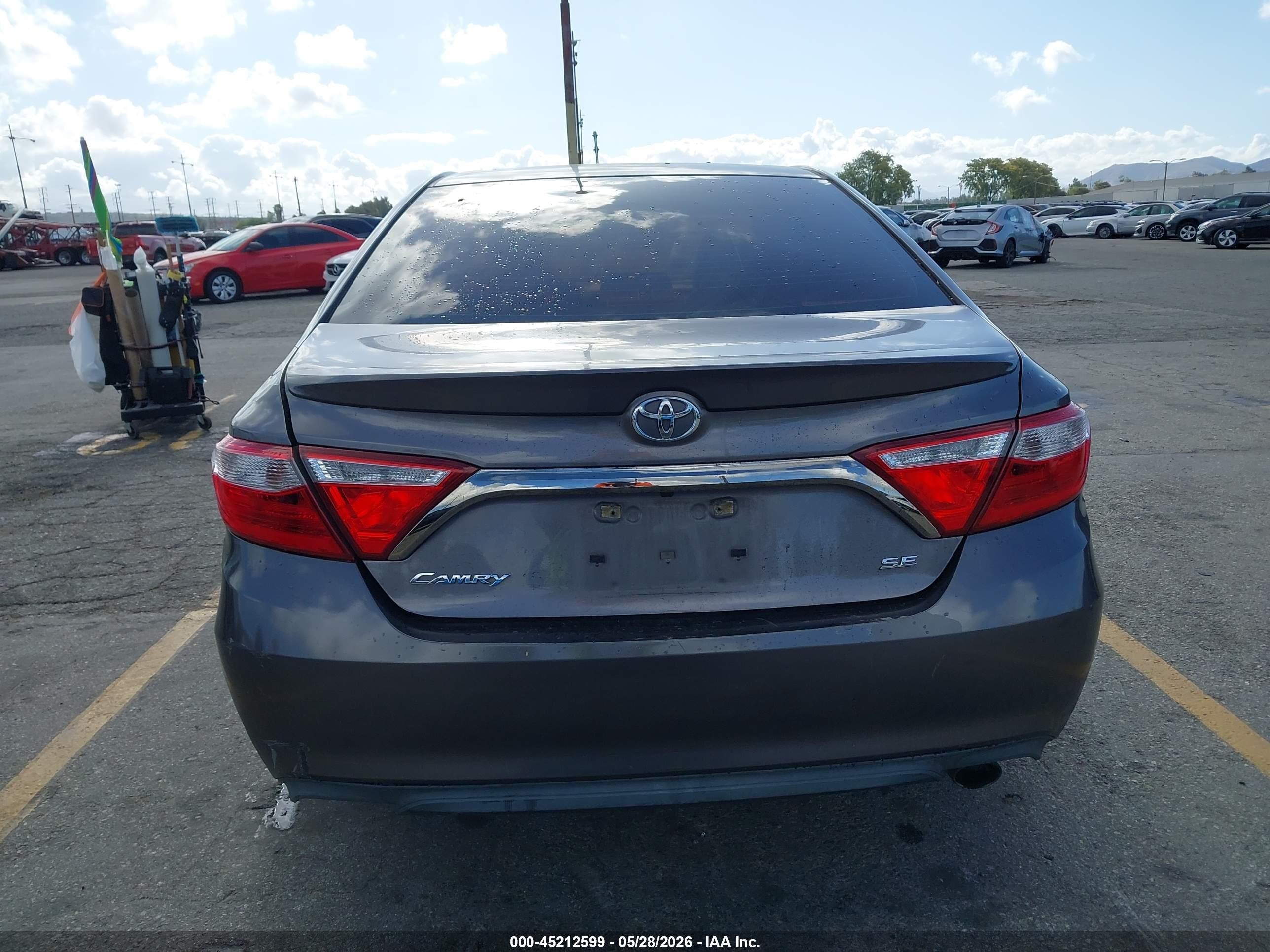 2017 Toyota Camry Se Gray vin: 4T1BF1FK8HU439811