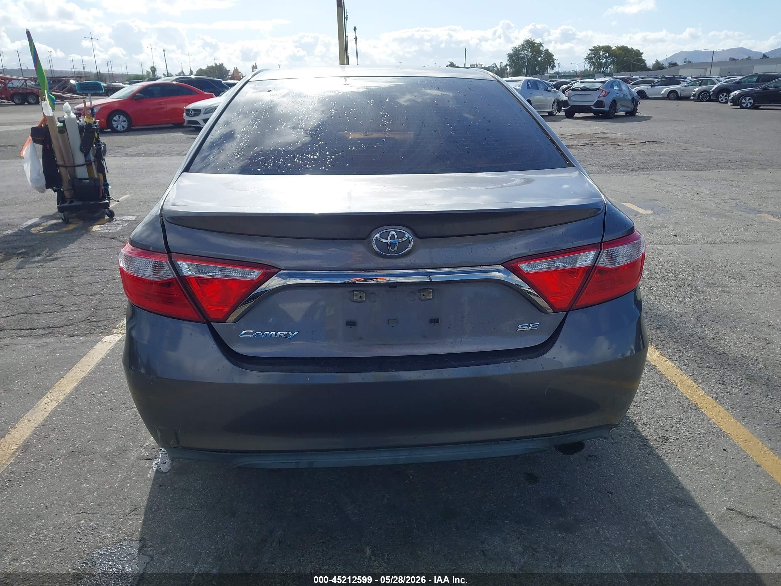 2017 Toyota Camry Se Gray vin: 4T1BF1FK8HU439811