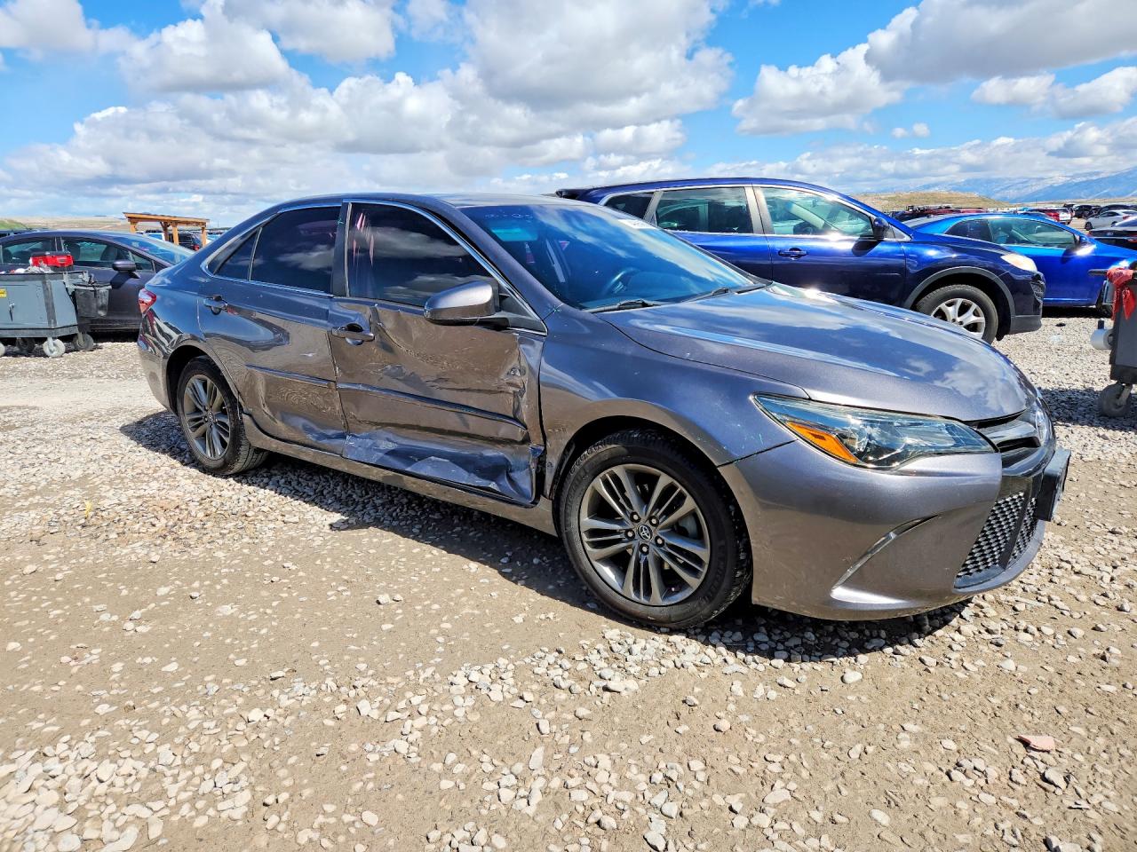 2017 Toyota Camry Se Gray vin: 4T1BF1FK8HU635747