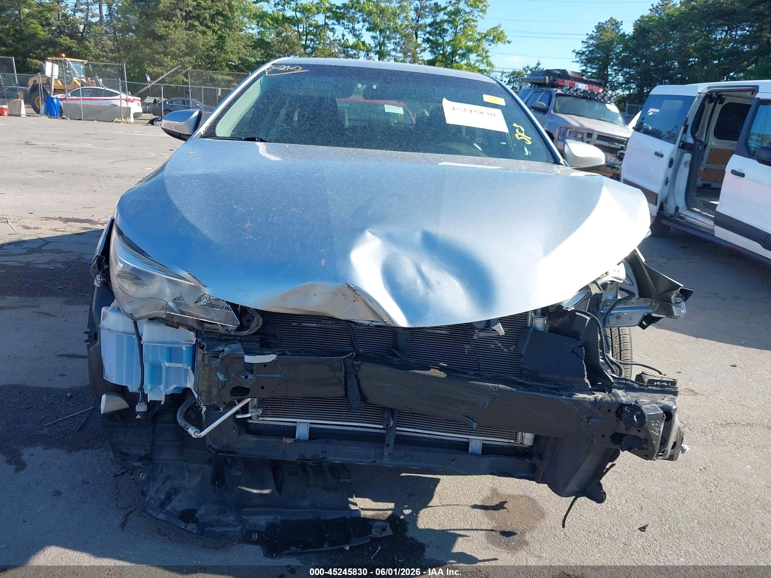 2017 Toyota Camry Le Gray vin: 4T1BF1FK8HU751255