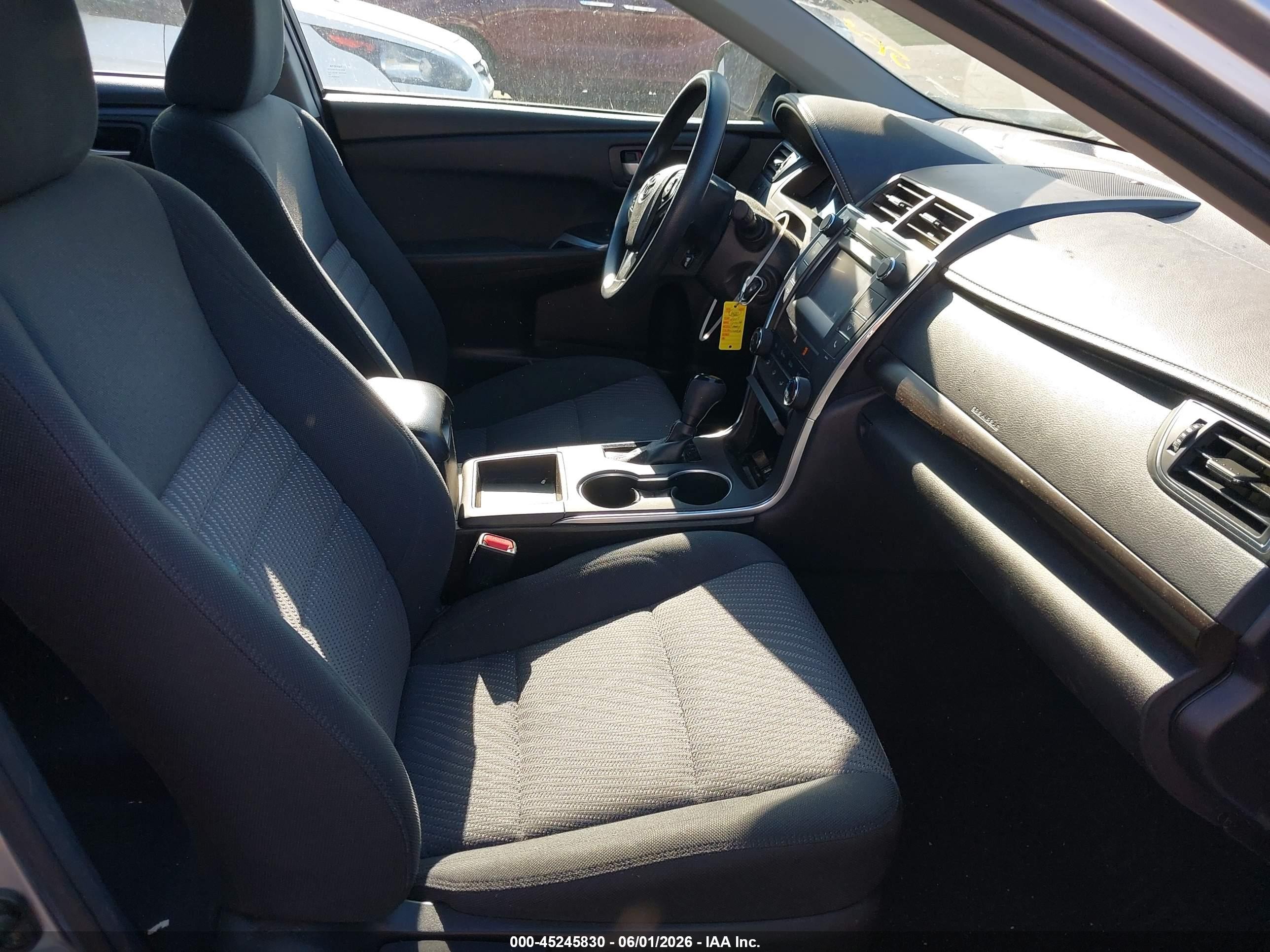 2017 Toyota Camry Le Gray vin: 4T1BF1FK8HU751255