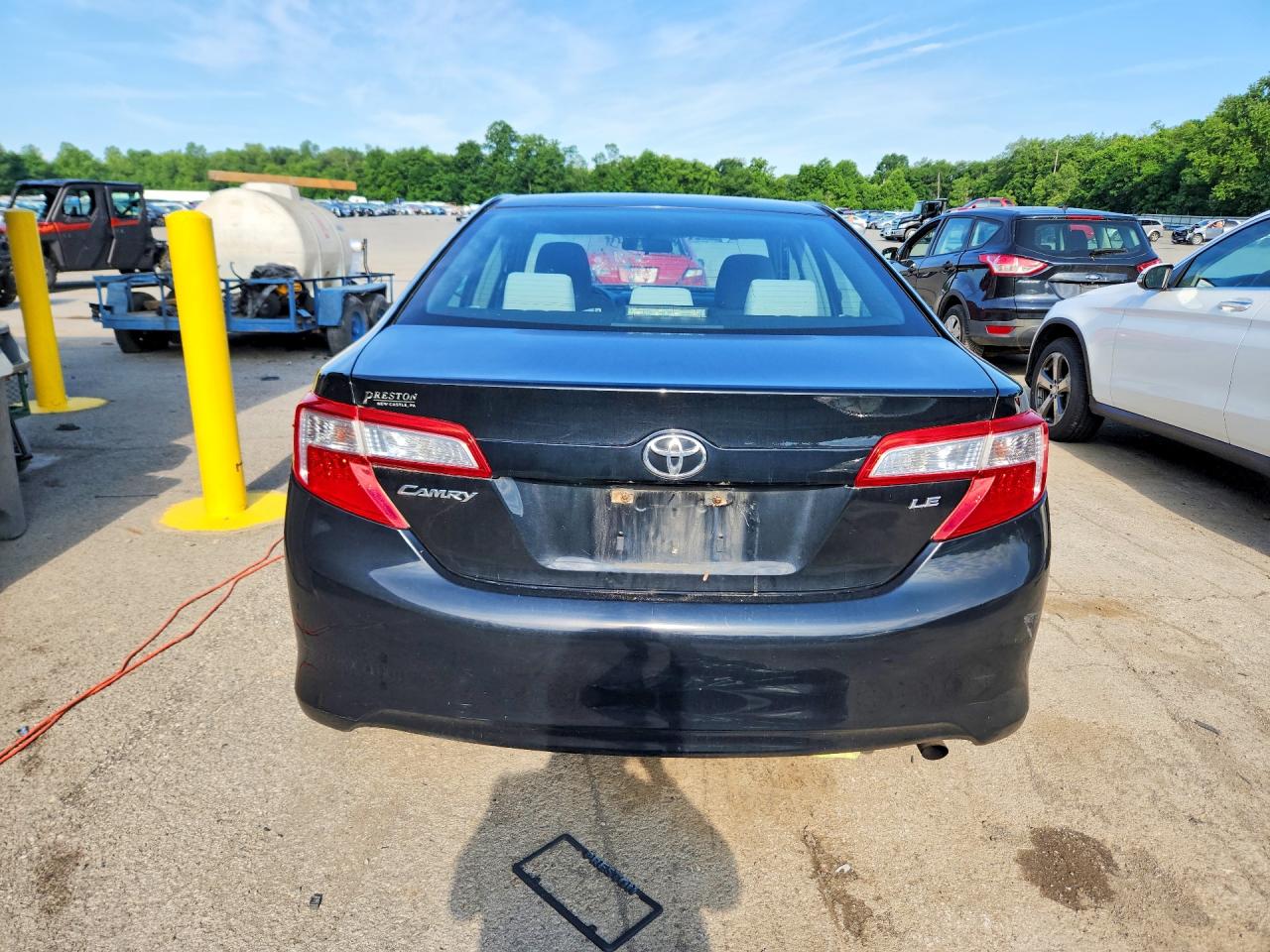 2012 Toyota Camry Le Черный vin: 4T1BF1FK9CU008757