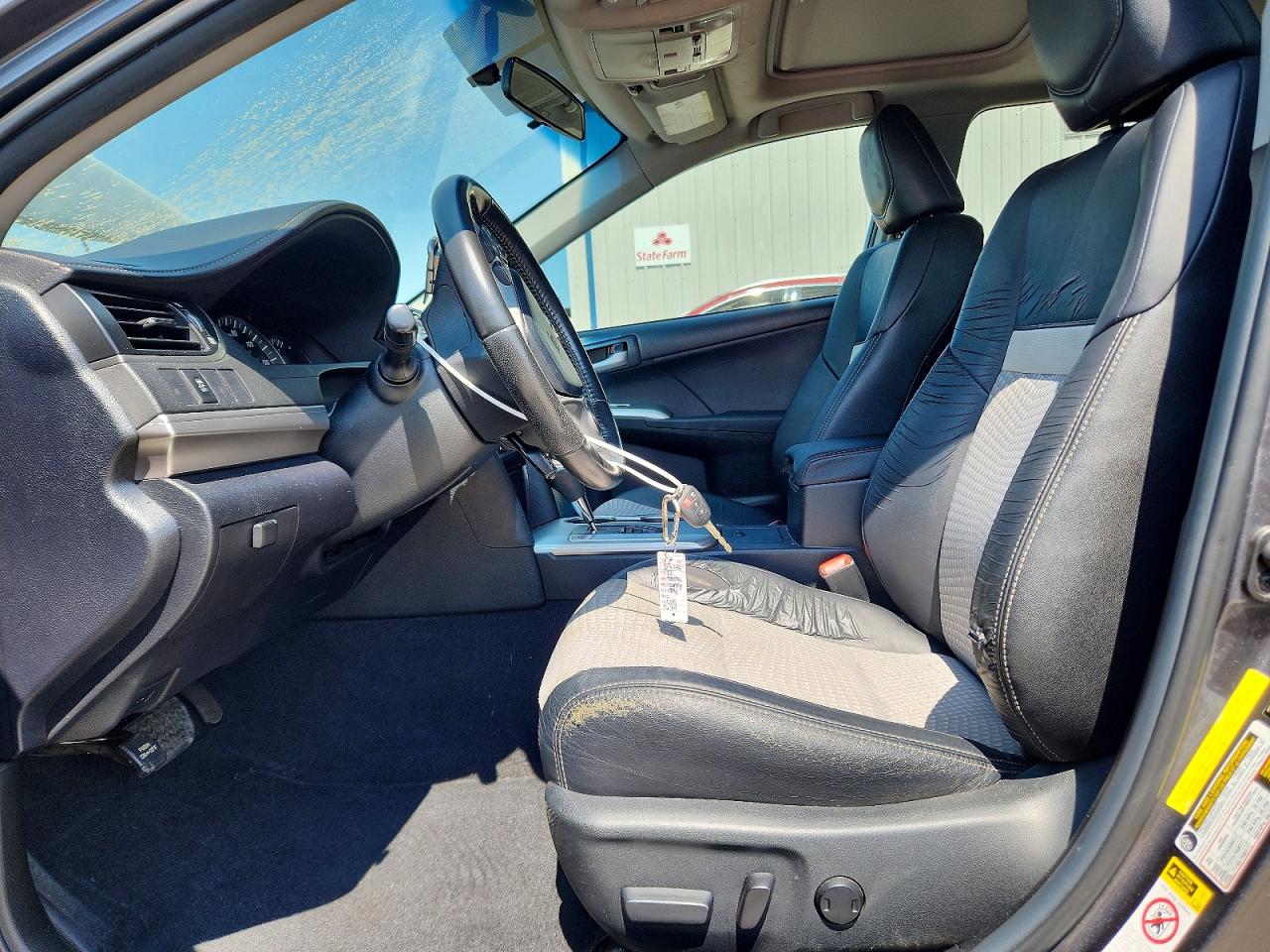 2012 Toyota Camry Se Gray vin: 4T1BF1FK9CU016311