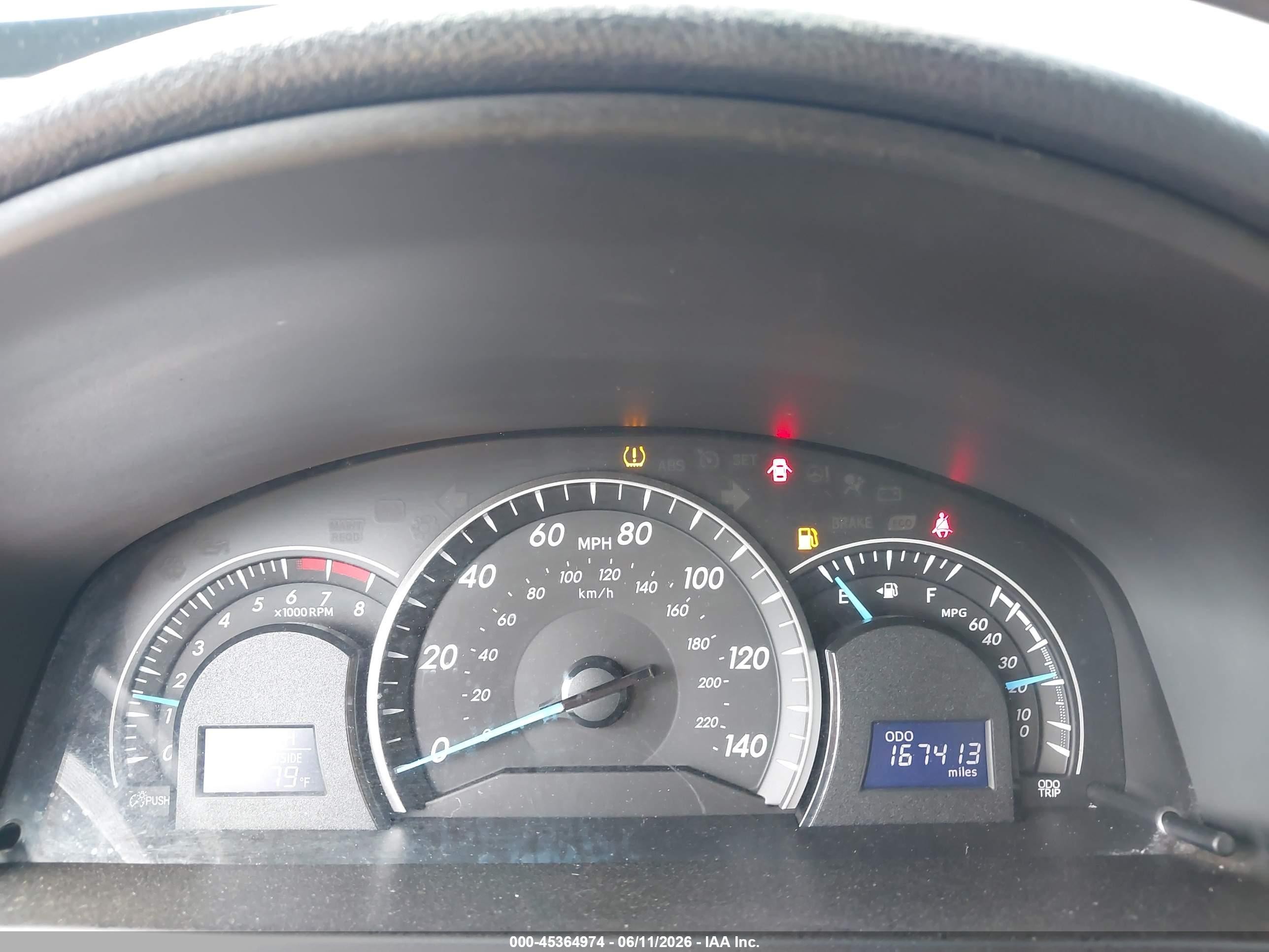 2012 Toyota Camry Le Серебряный vin: 4T1BF1FK9CU028796