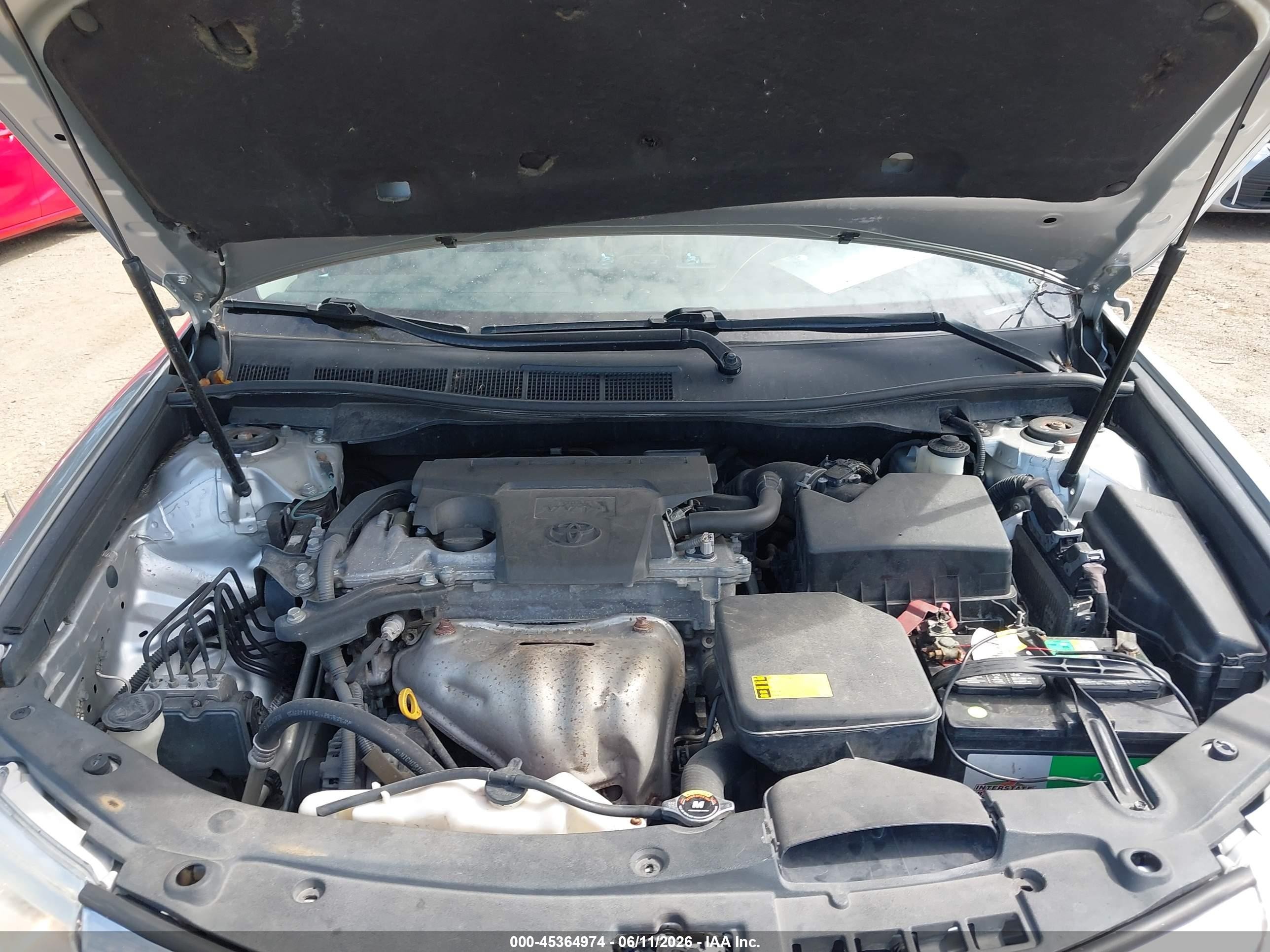 2012 Toyota Camry Le Серебряный vin: 4T1BF1FK9CU028796