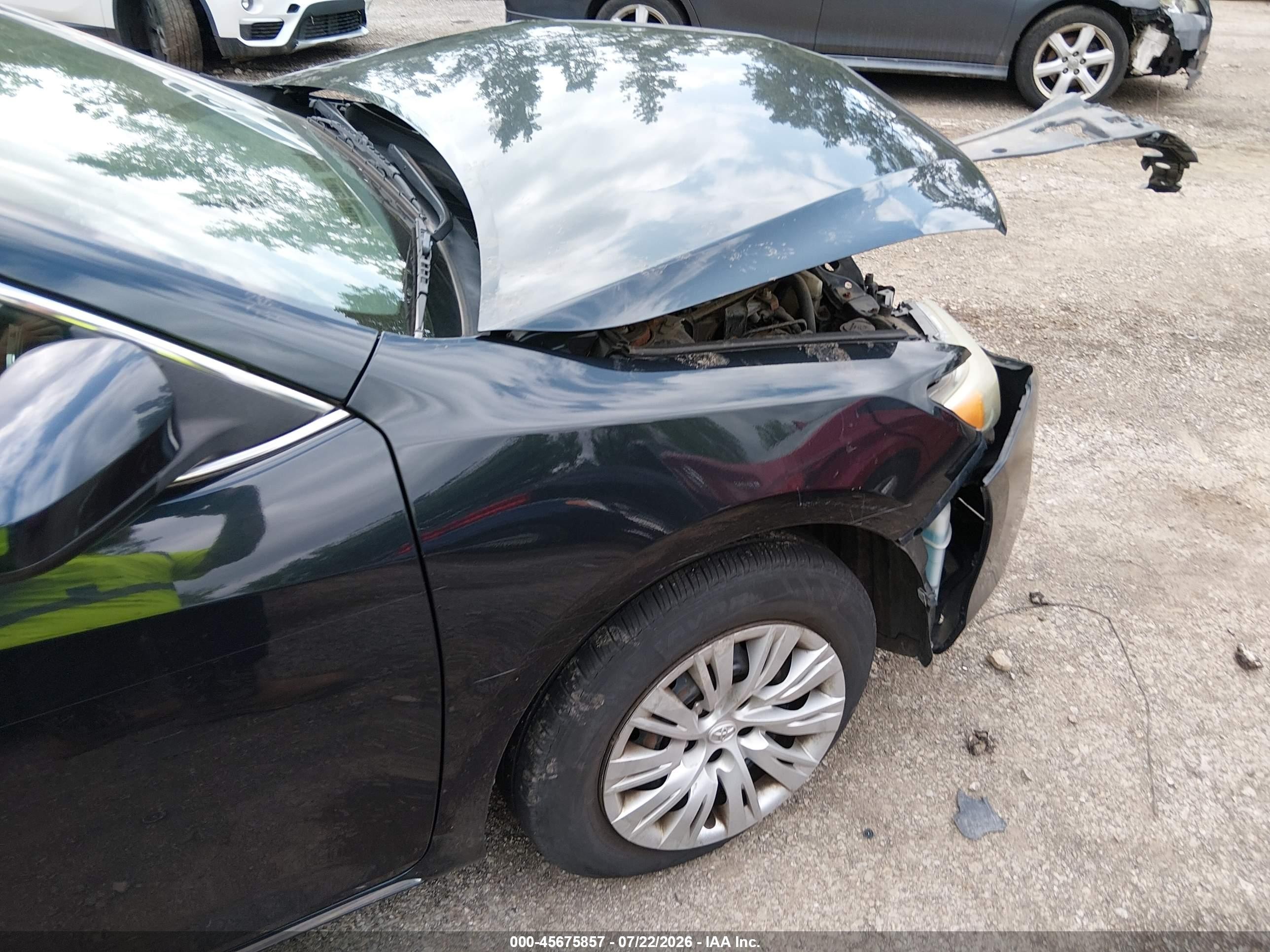 2012 Toyota Camry Le Black vin: 4T1BF1FK9CU034968