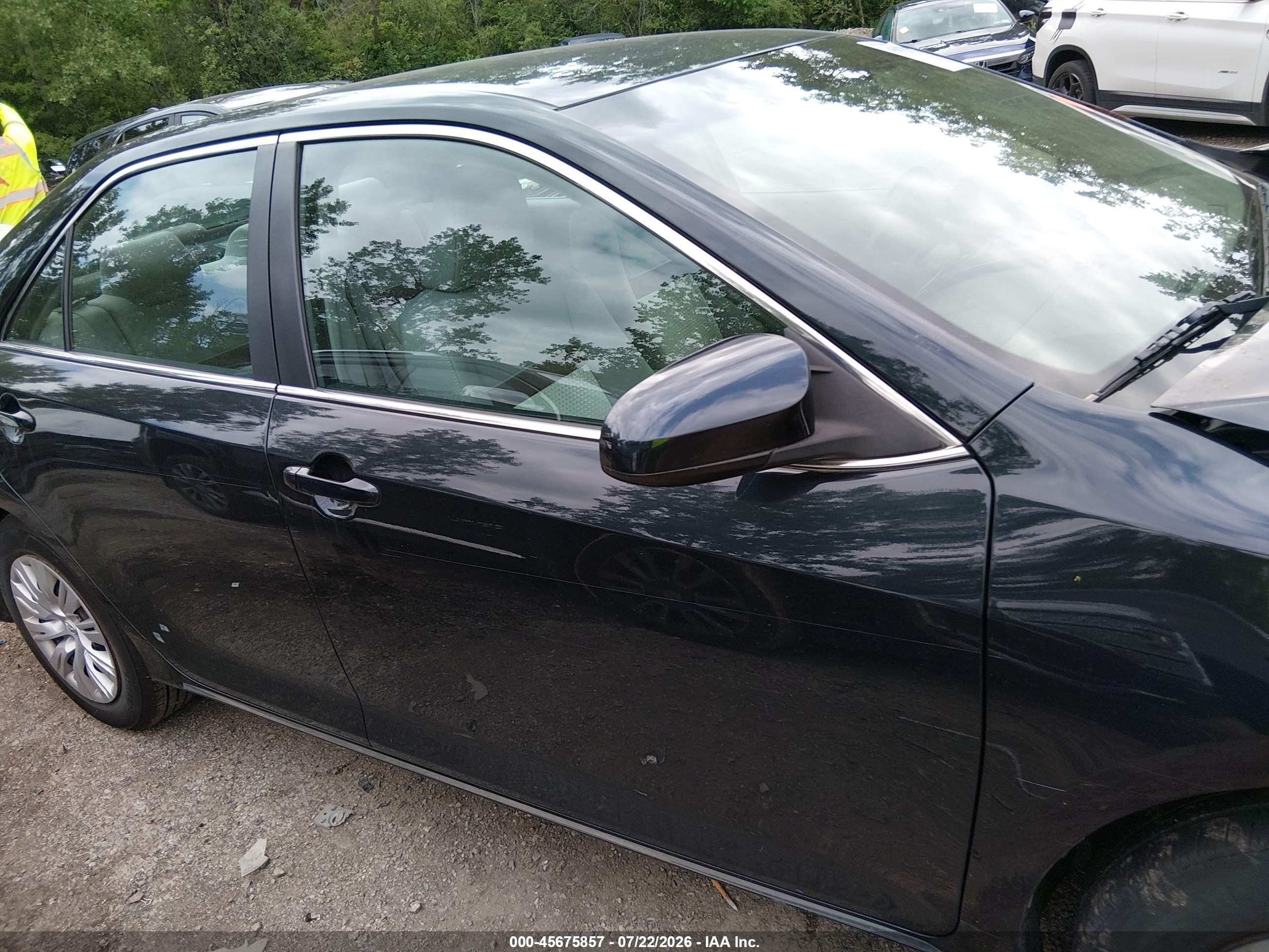 2012 Toyota Camry Le Black vin: 4T1BF1FK9CU034968