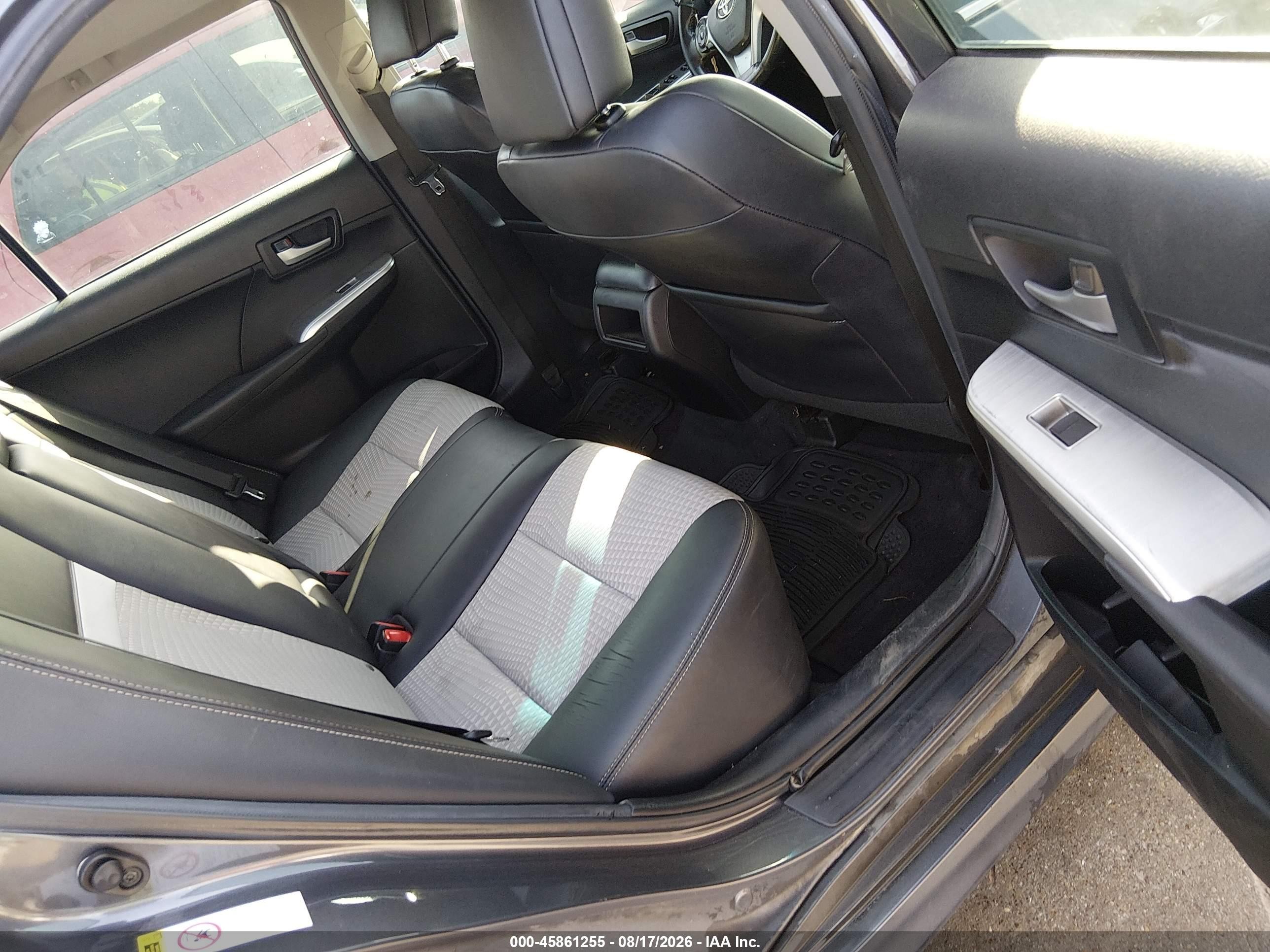 2012 Toyota Camry Se Gray vin: 4T1BF1FK9CU038759