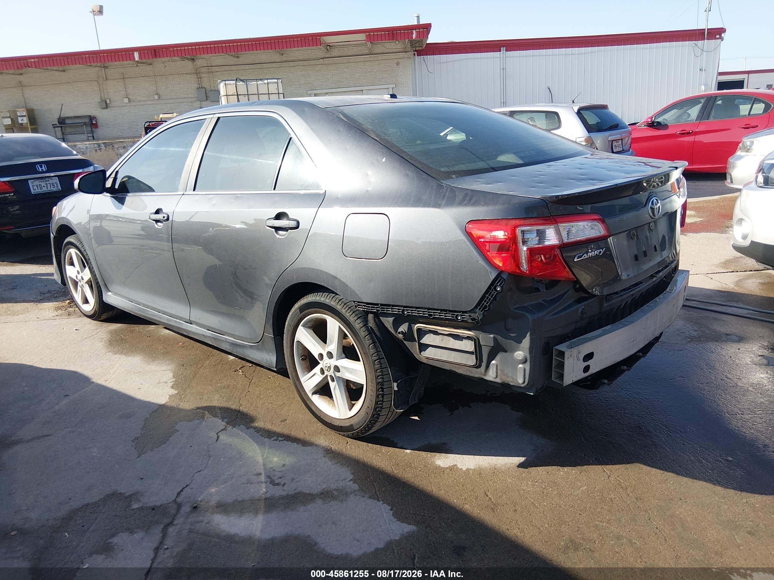 2012 Toyota Camry Se Gray vin: 4T1BF1FK9CU038759