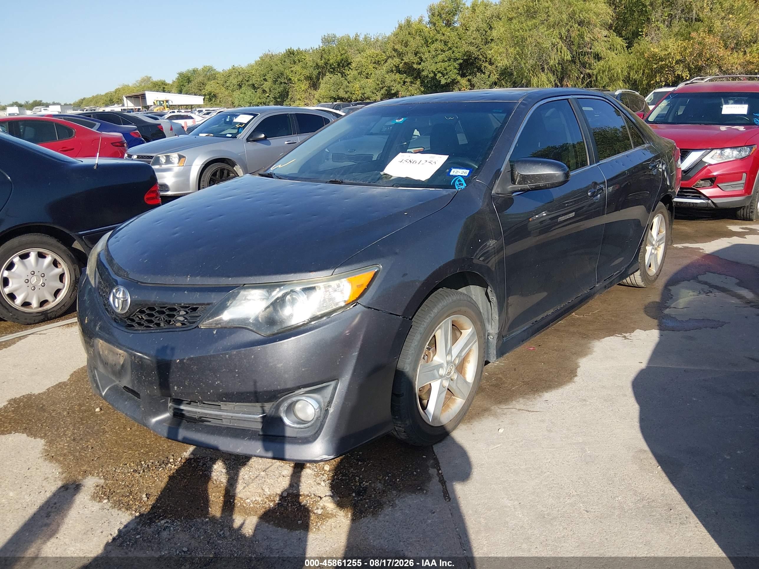 2012 Toyota Camry Se Gray vin: 4T1BF1FK9CU038759