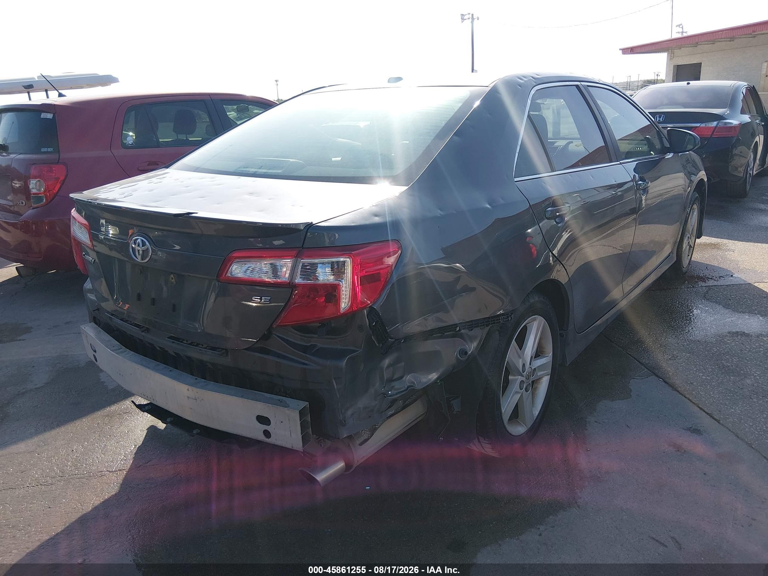 2012 Toyota Camry Se Gray vin: 4T1BF1FK9CU038759