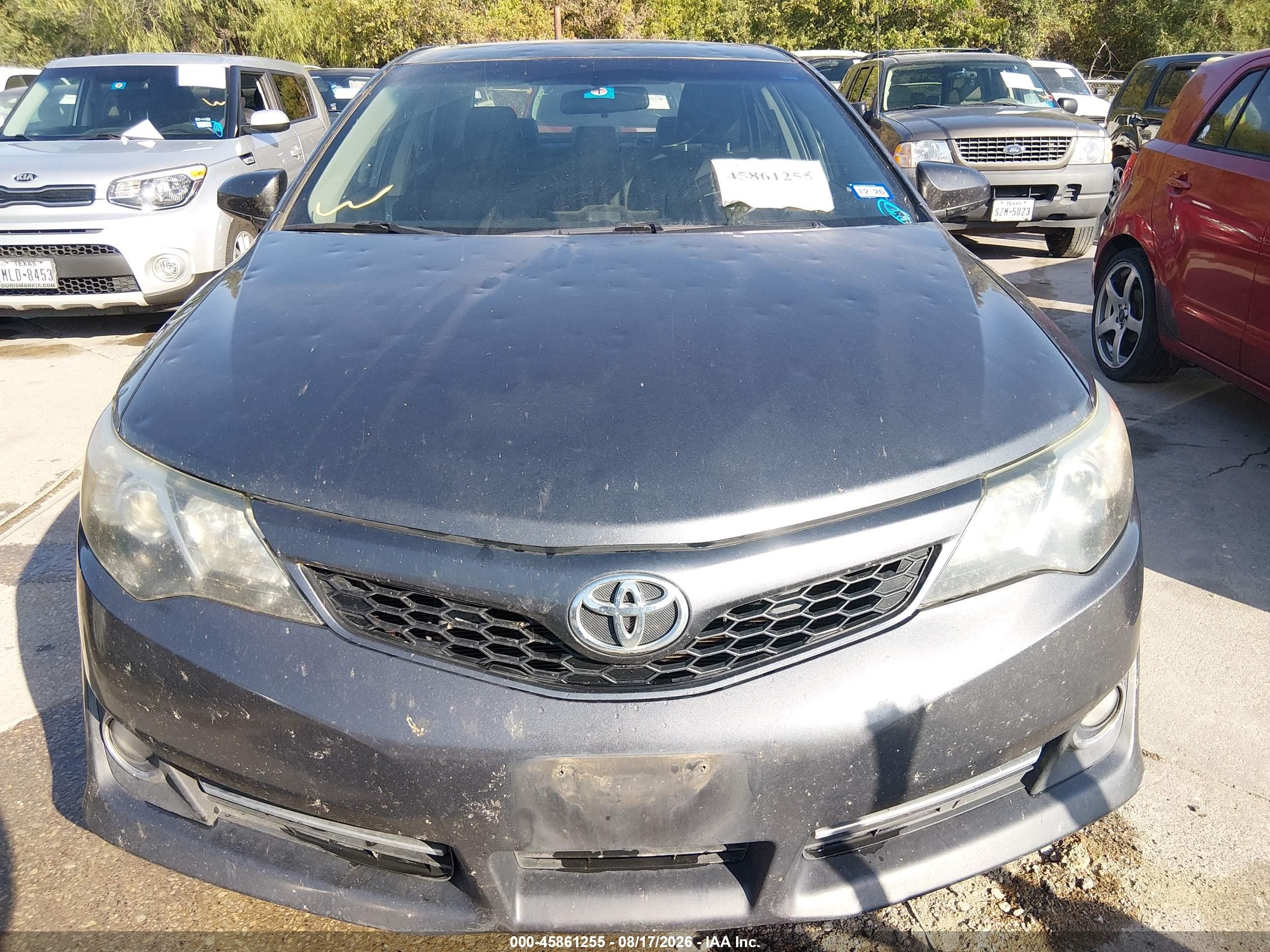 2012 Toyota Camry Se Gray vin: 4T1BF1FK9CU038759