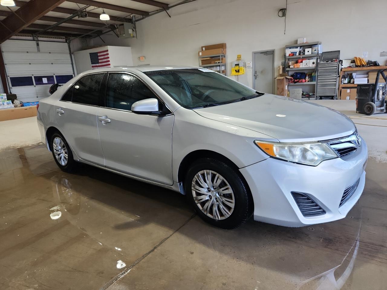 2012 Toyota Camry Le Silver vin: 4T1BF1FK9CU043301 Damage: Right Front Door, Dent(S) W/ Paint Dmg, 2 To 3 Inches