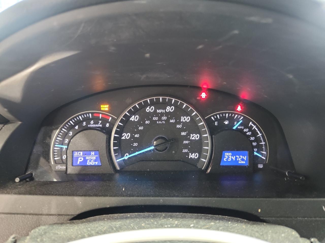 2012 Toyota Camry Le Silver vin: 4T1BF1FK9CU043301 Damage: Warning Light - Maintenance, On, Unacceptable