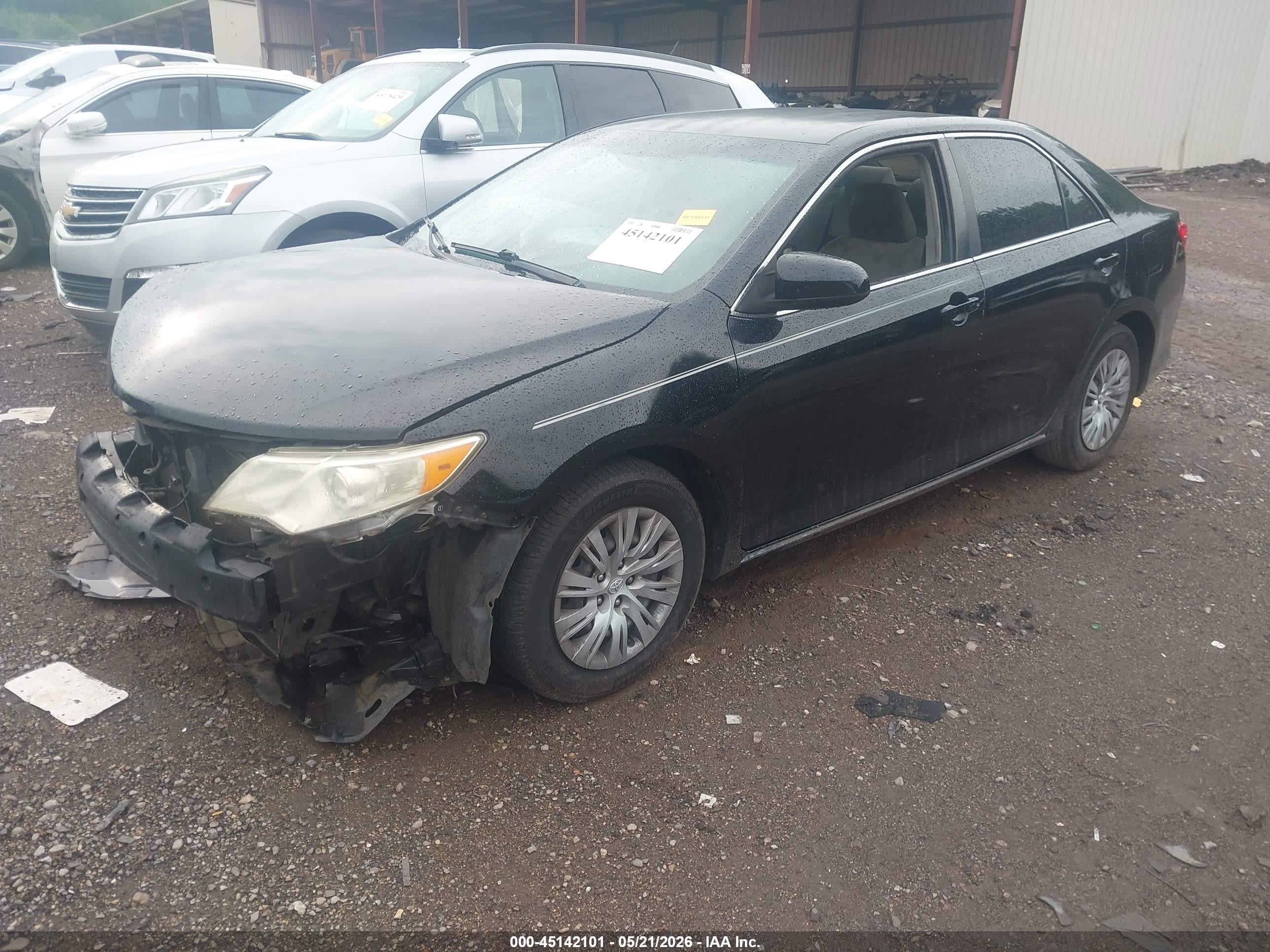 2012 Toyota Camry Le Black vin: 4T1BF1FK9CU051673