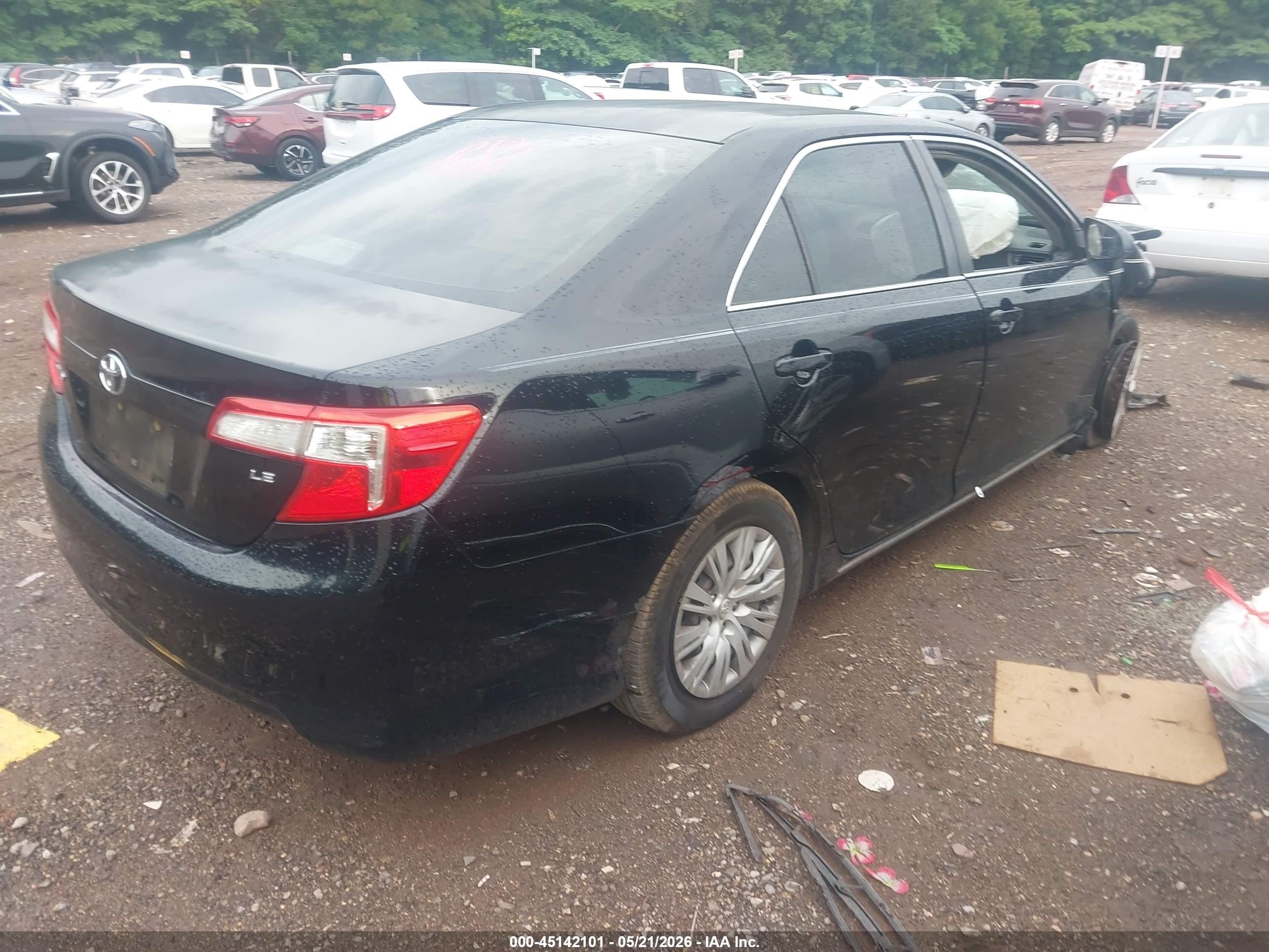 2012 Toyota Camry Le Black vin: 4T1BF1FK9CU051673