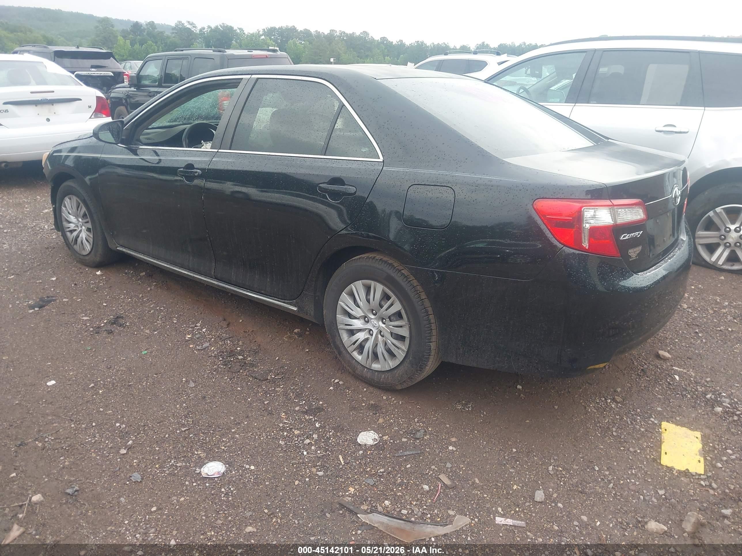 2012 Toyota Camry Le Black vin: 4T1BF1FK9CU051673