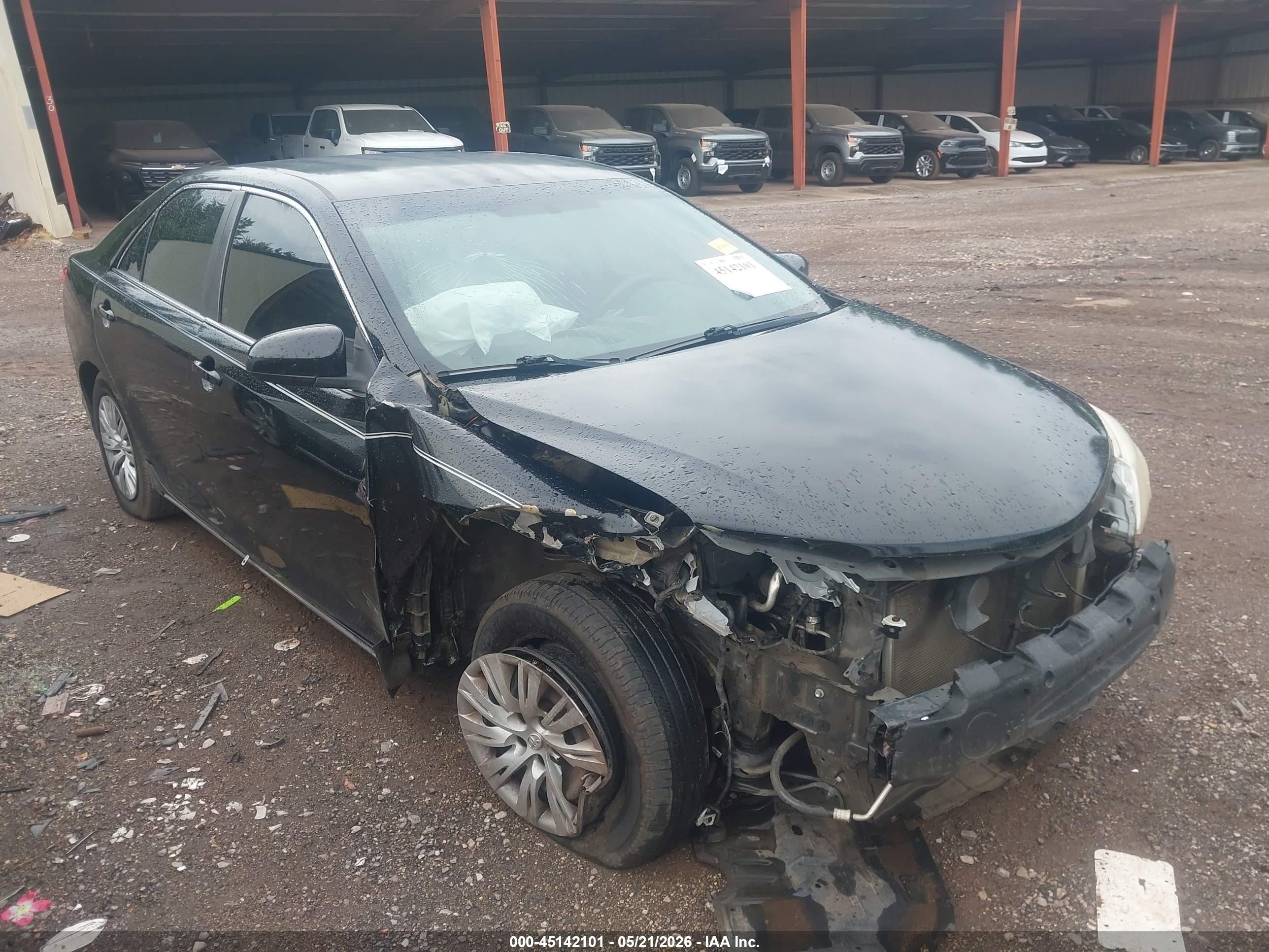 2012 Toyota Camry Le Black vin: 4T1BF1FK9CU051673