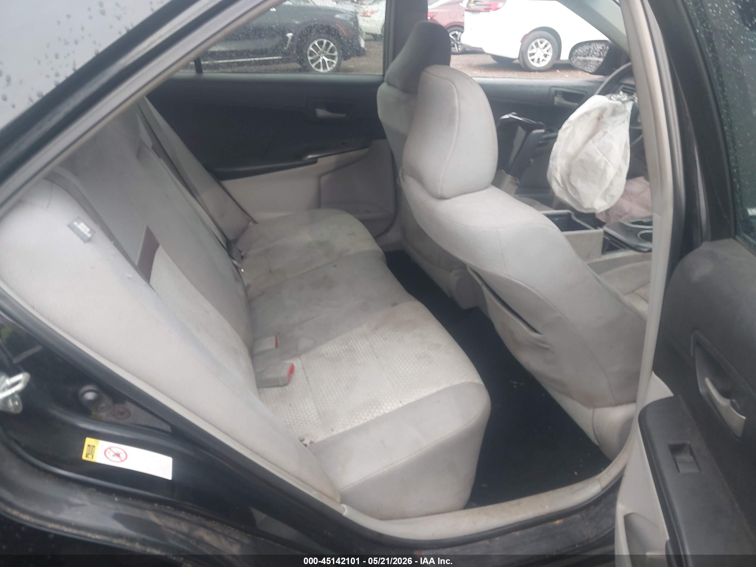 2012 Toyota Camry Le Black vin: 4T1BF1FK9CU051673