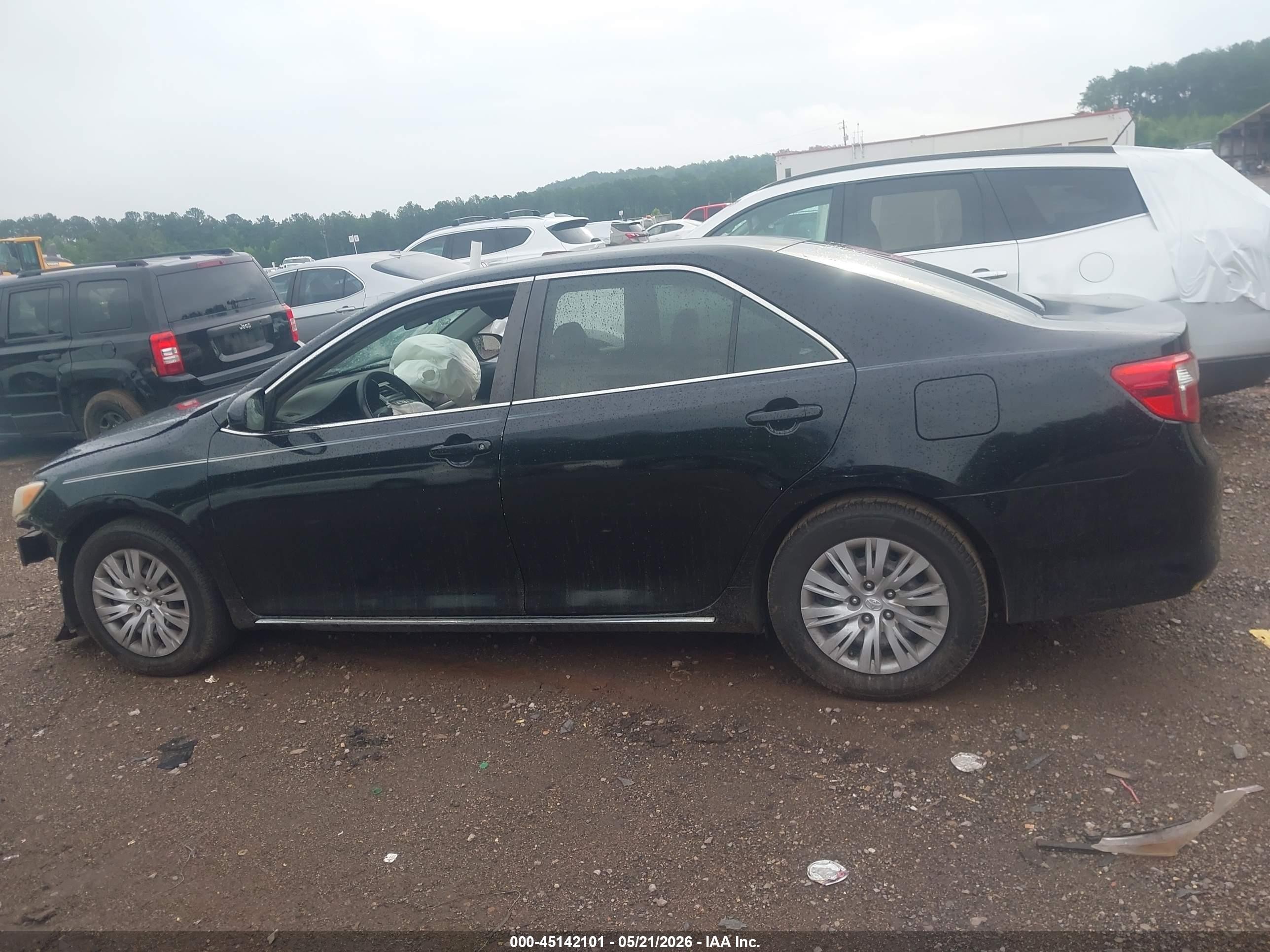 2012 Toyota Camry Le Black vin: 4T1BF1FK9CU051673