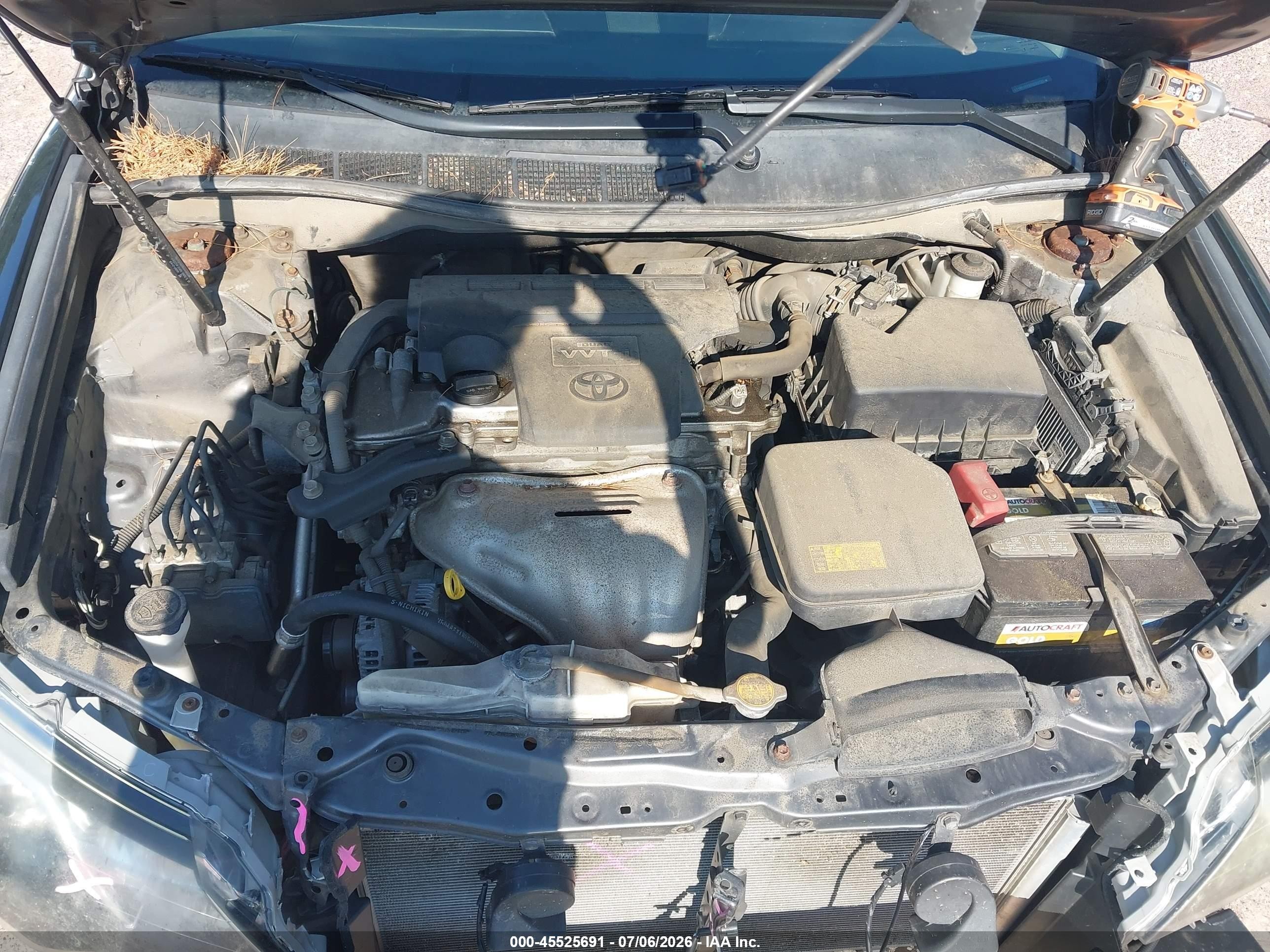 2012 Toyota Camry Se Gray vin: 4T1BF1FK9CU053133