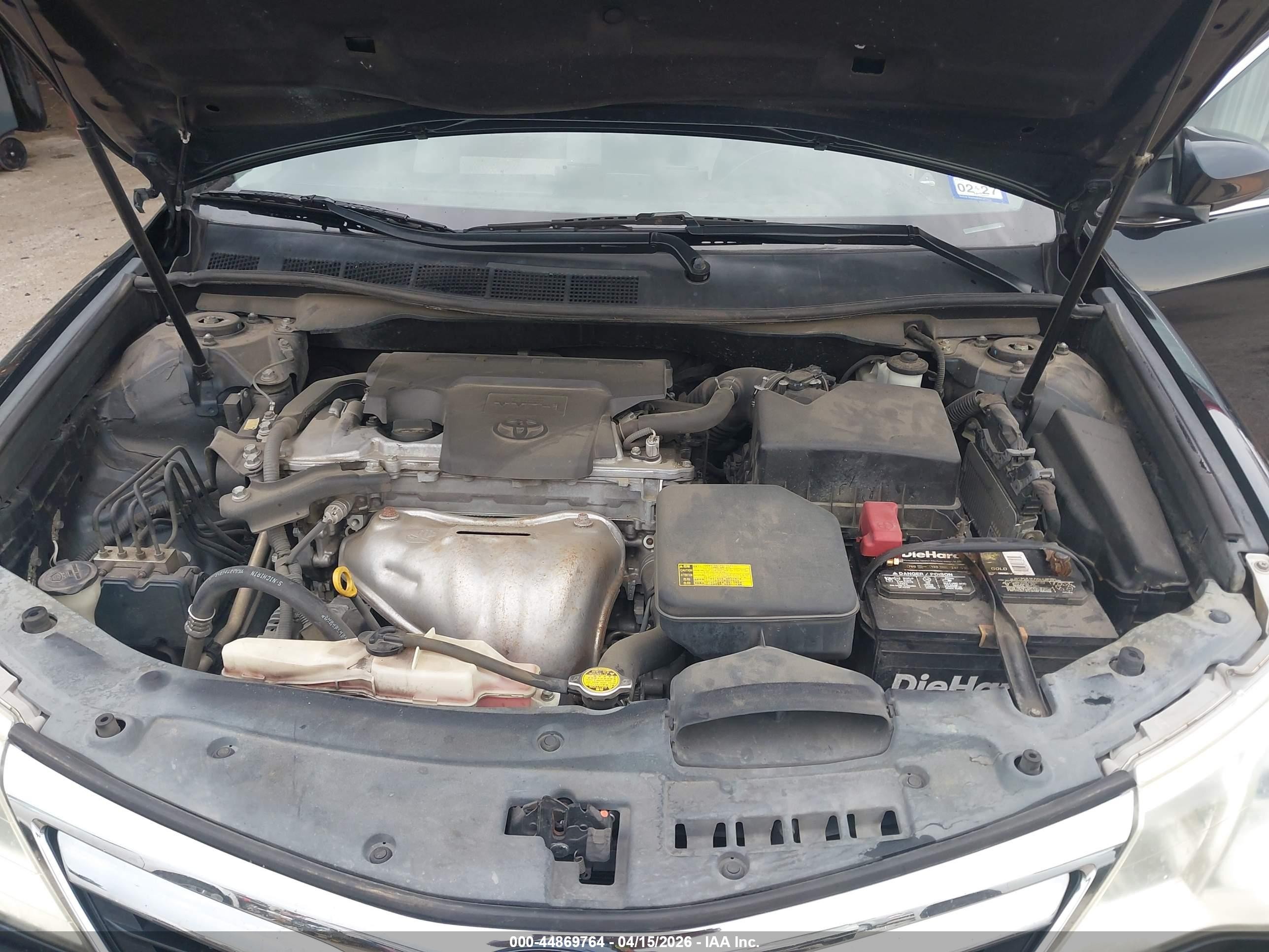 2012 Toyota Camry Le Black vin: 4T1BF1FK9CU055626