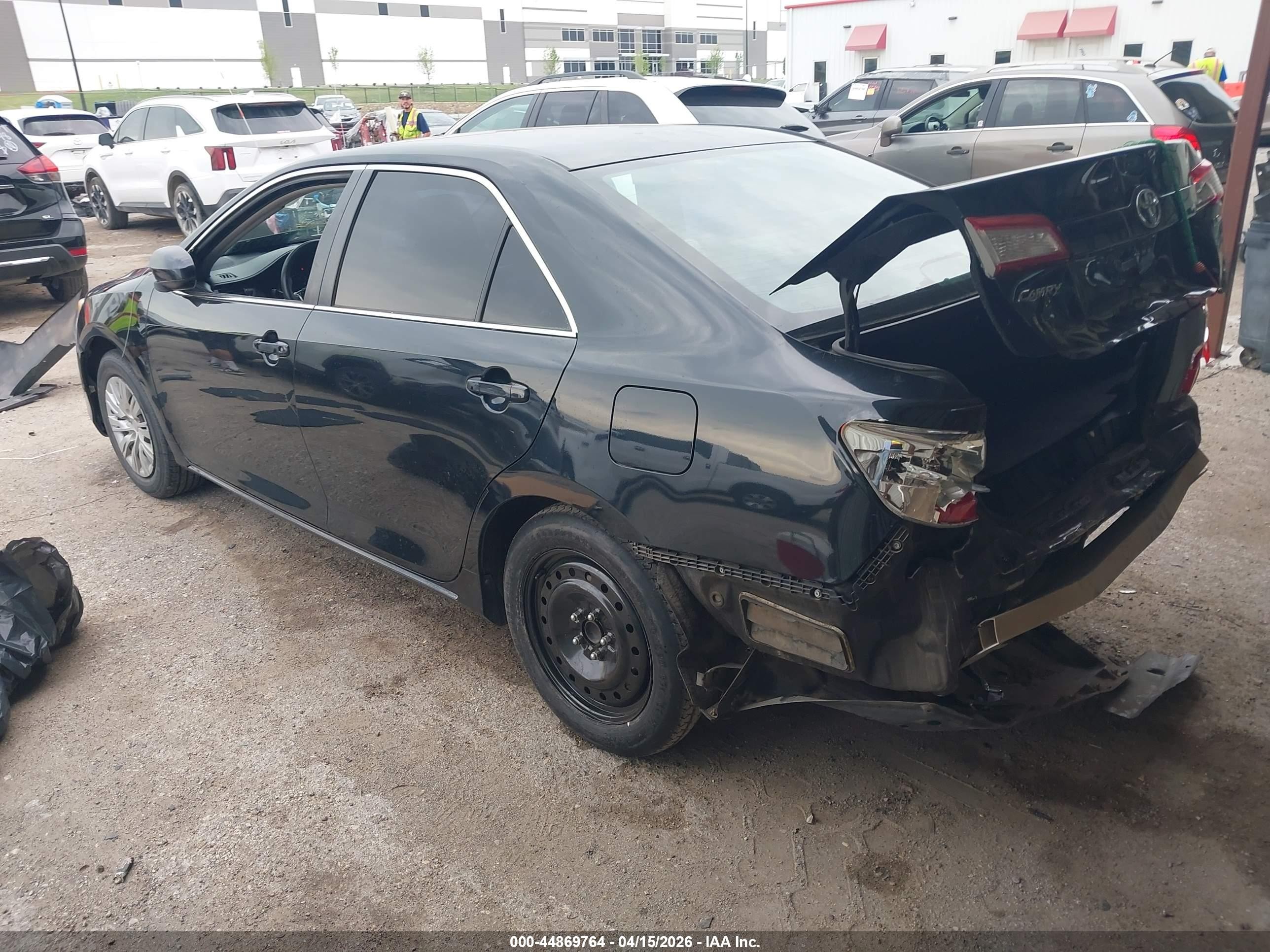 2012 Toyota Camry Le Black vin: 4T1BF1FK9CU055626