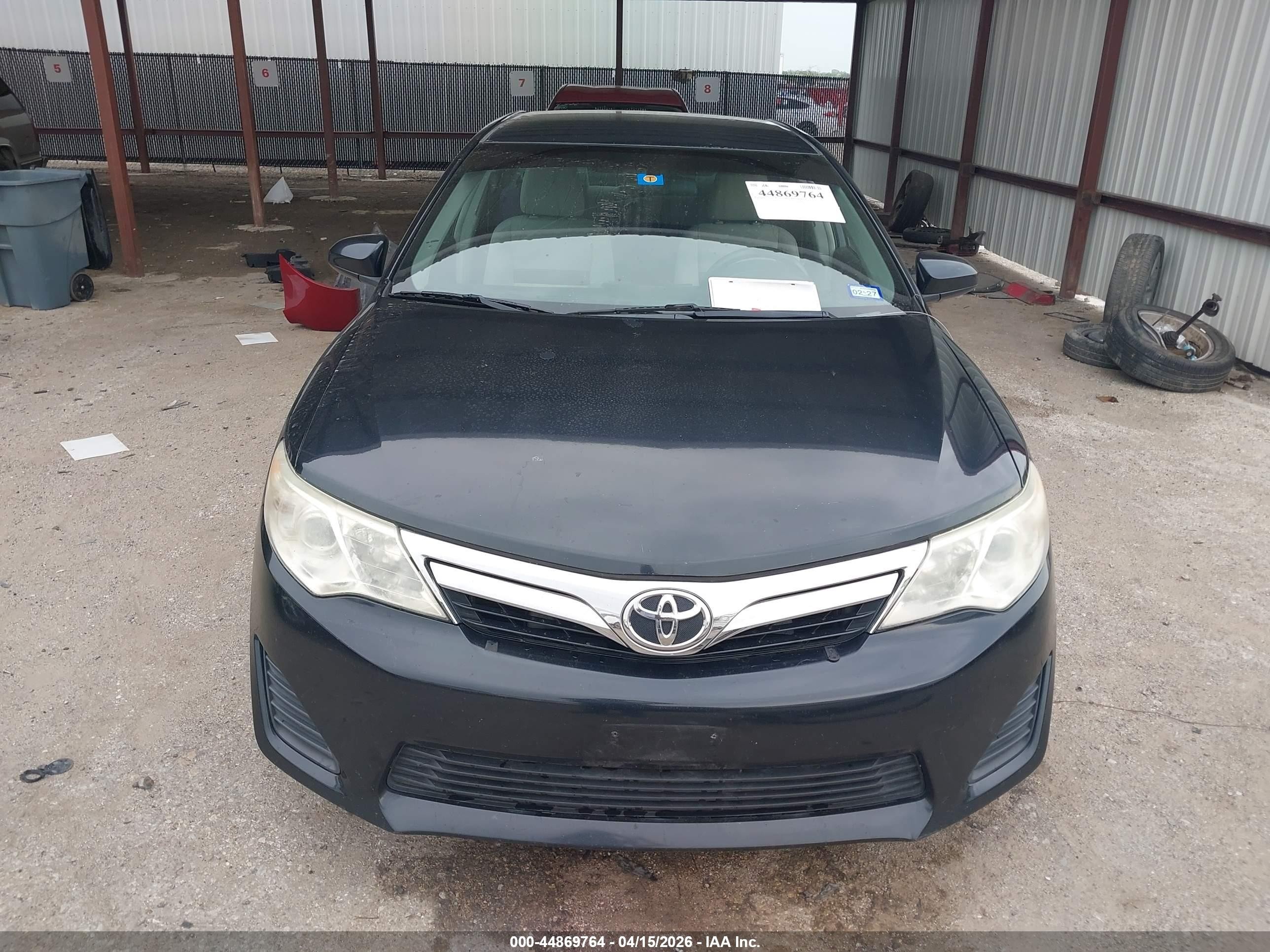 2012 Toyota Camry Le Black vin: 4T1BF1FK9CU055626