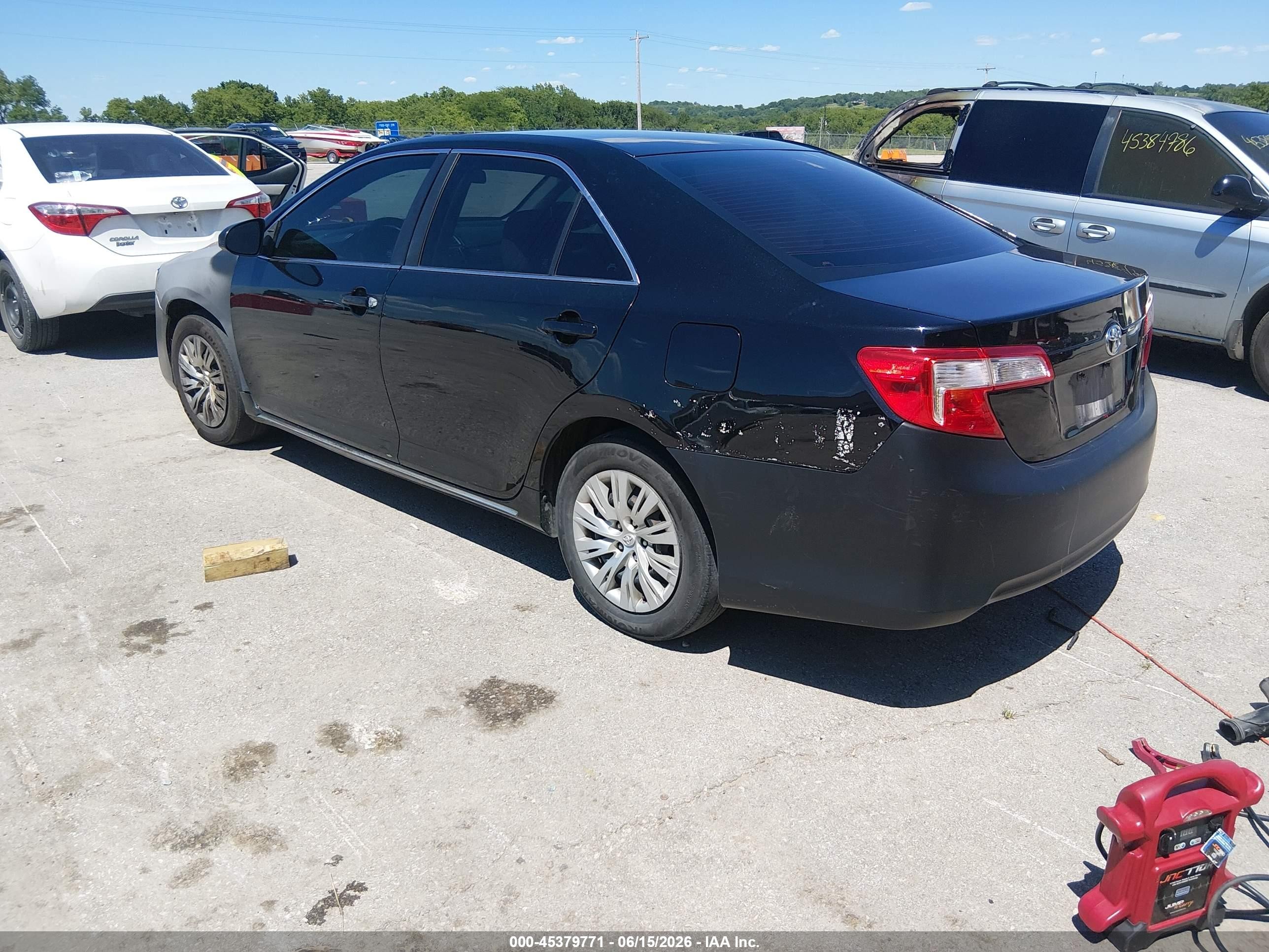 2012 Toyota Camry Le Black vin: 4T1BF1FK9CU060406