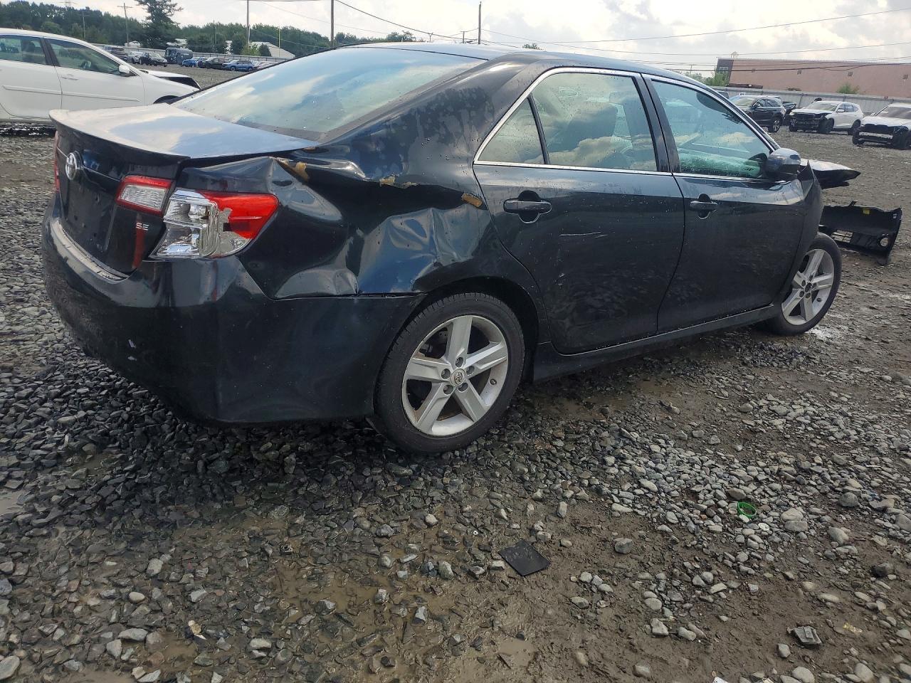 2012 Toyota Camry Se Black vin: 4T1BF1FK9CU077836